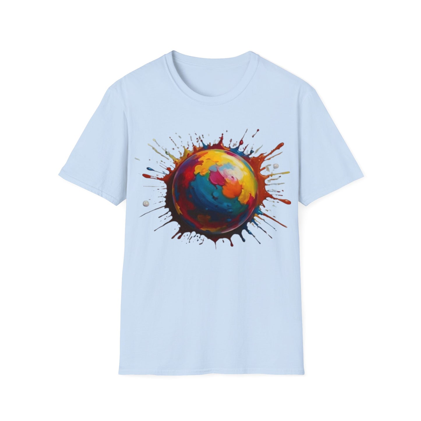 Messy Colourful Cannonball - Unisex T-Shirt