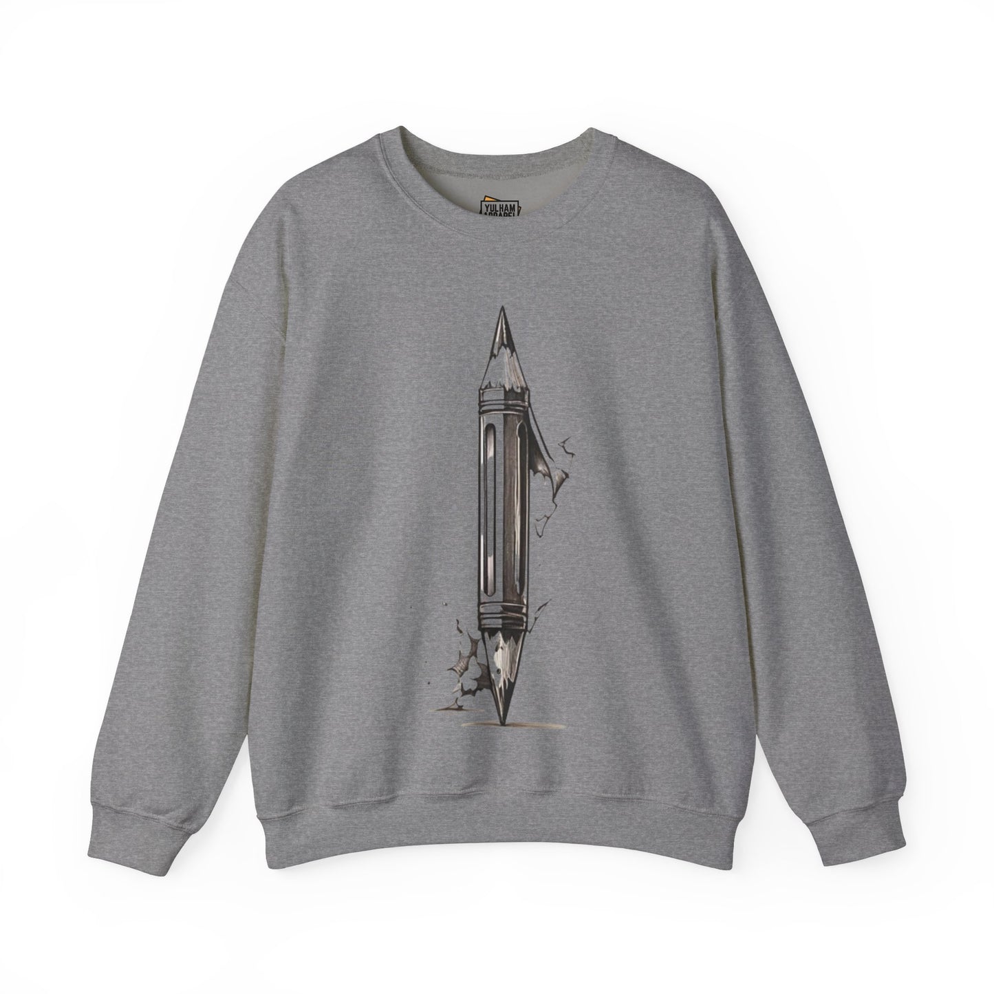 Double Sided Small Pencil - Unisex Crewneck Sweatshirt