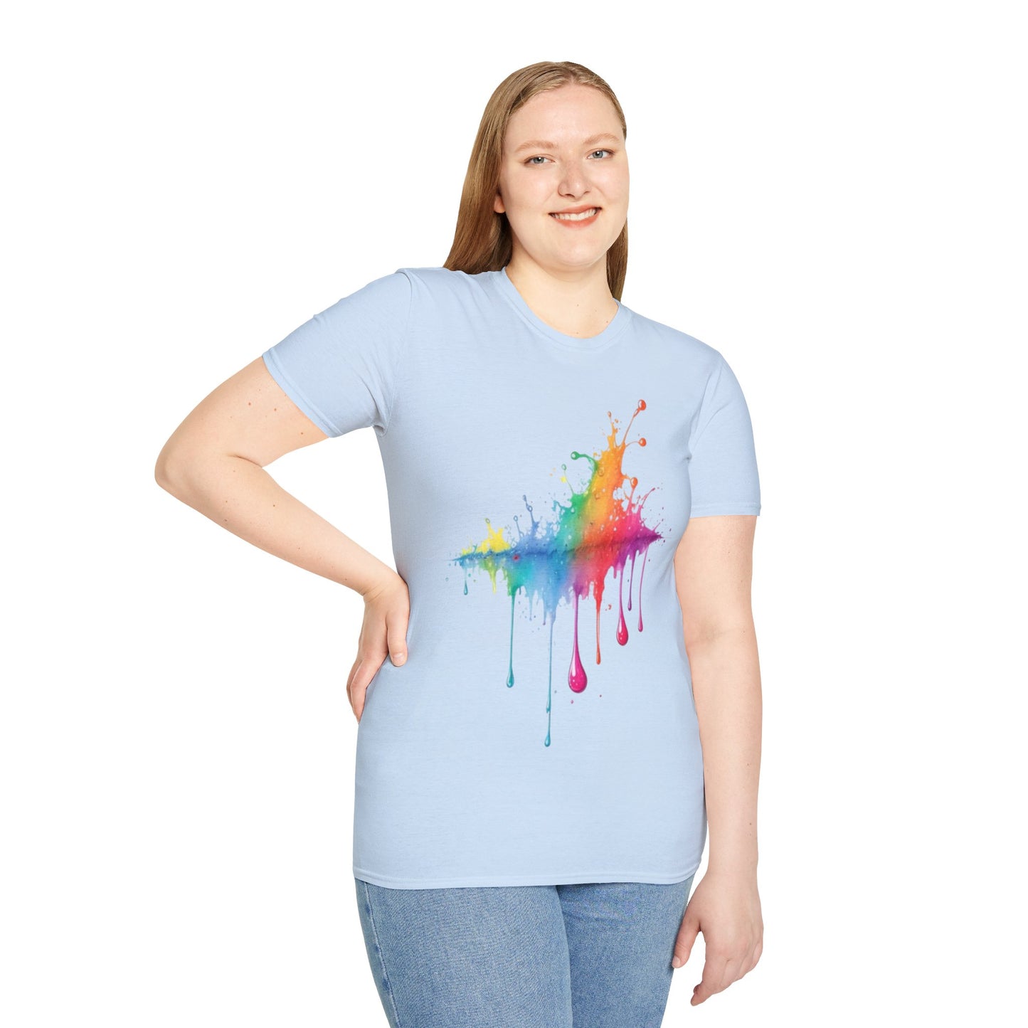 Colourful Raindrops - Unisex T-Shirt