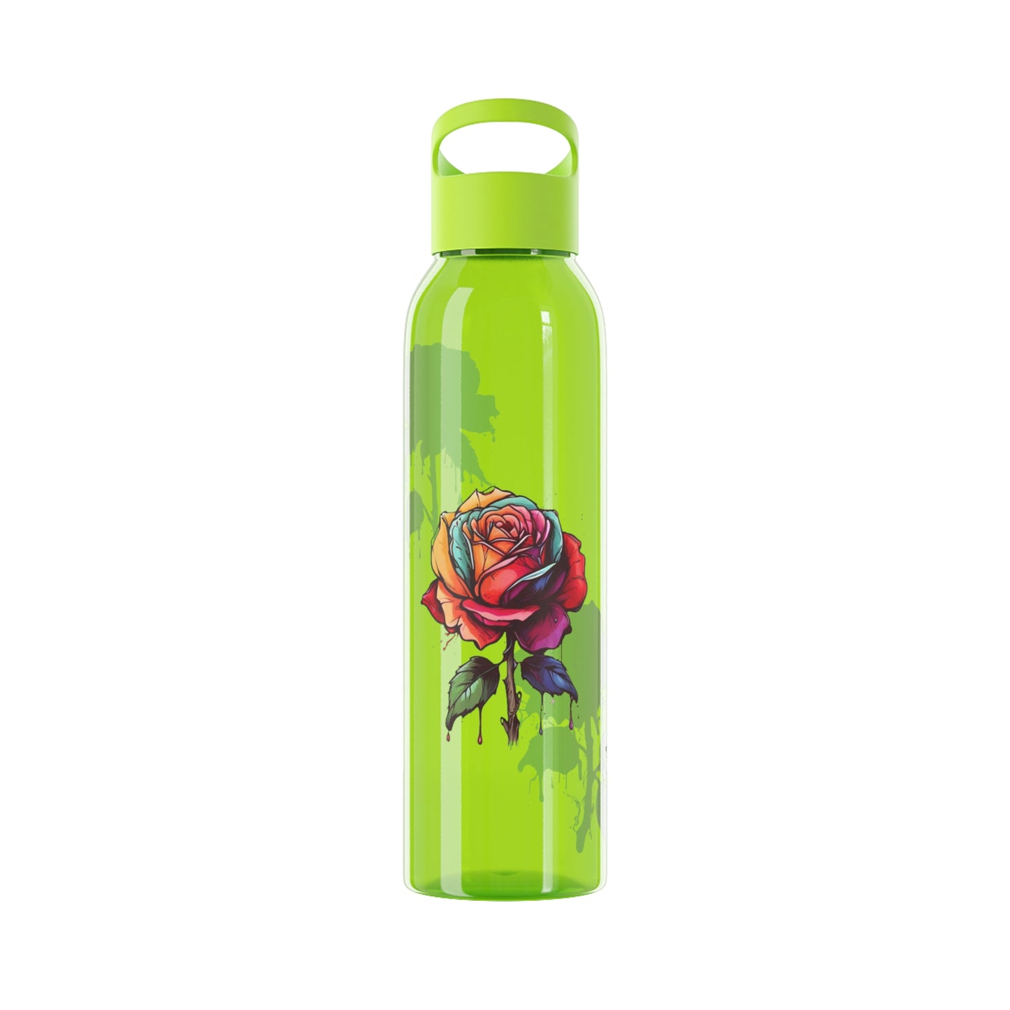 Dying Colourful Roses - Sky Water Bottle