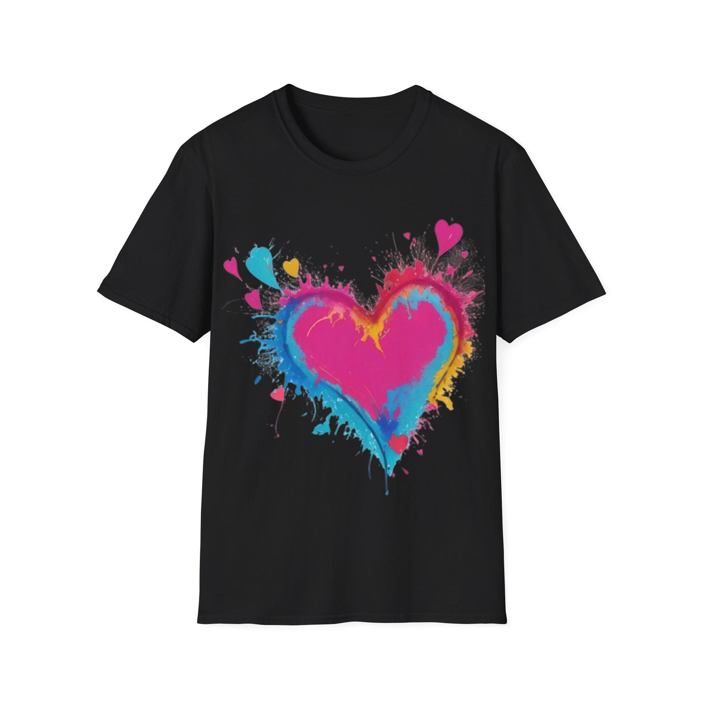 Colourful Love Heart - Unisex T-Shirt