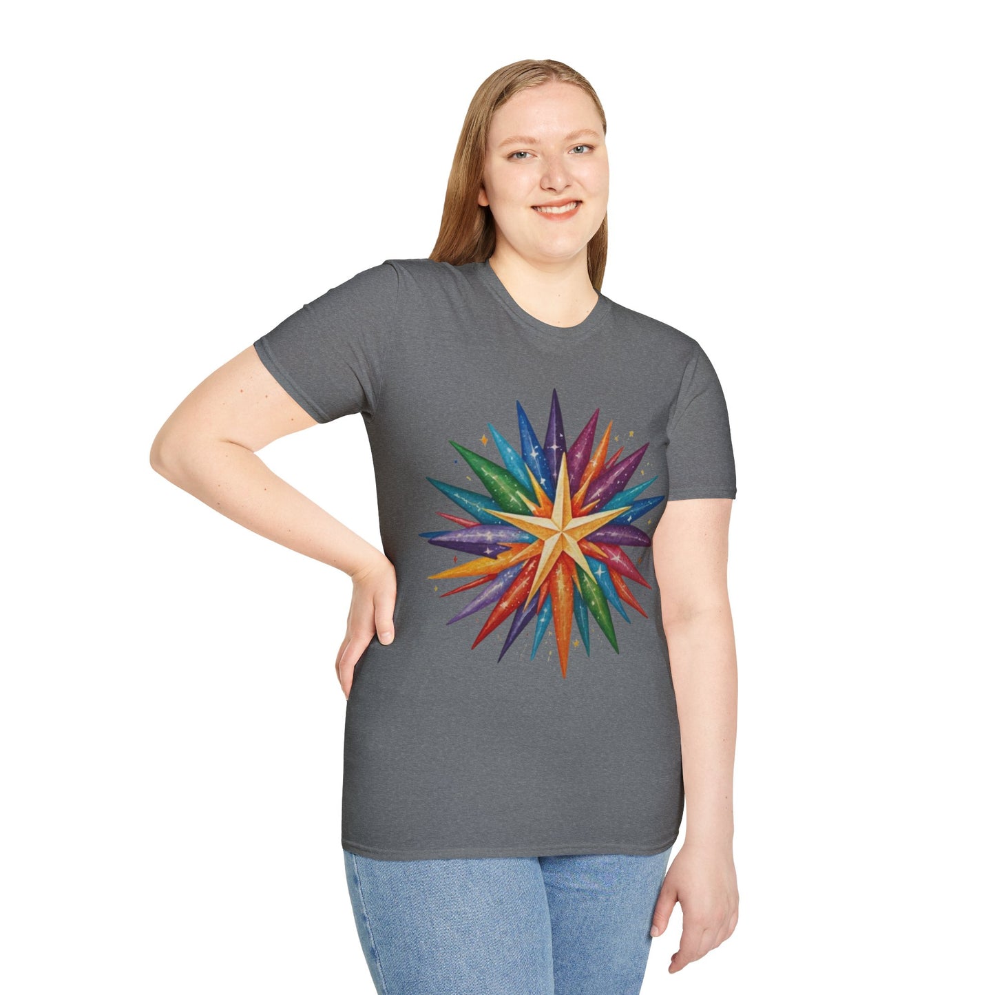 Multicoloured Star - Unisex T-Shirt