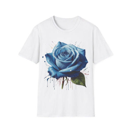 Messy Blue Rose - Unisex T-Shirt