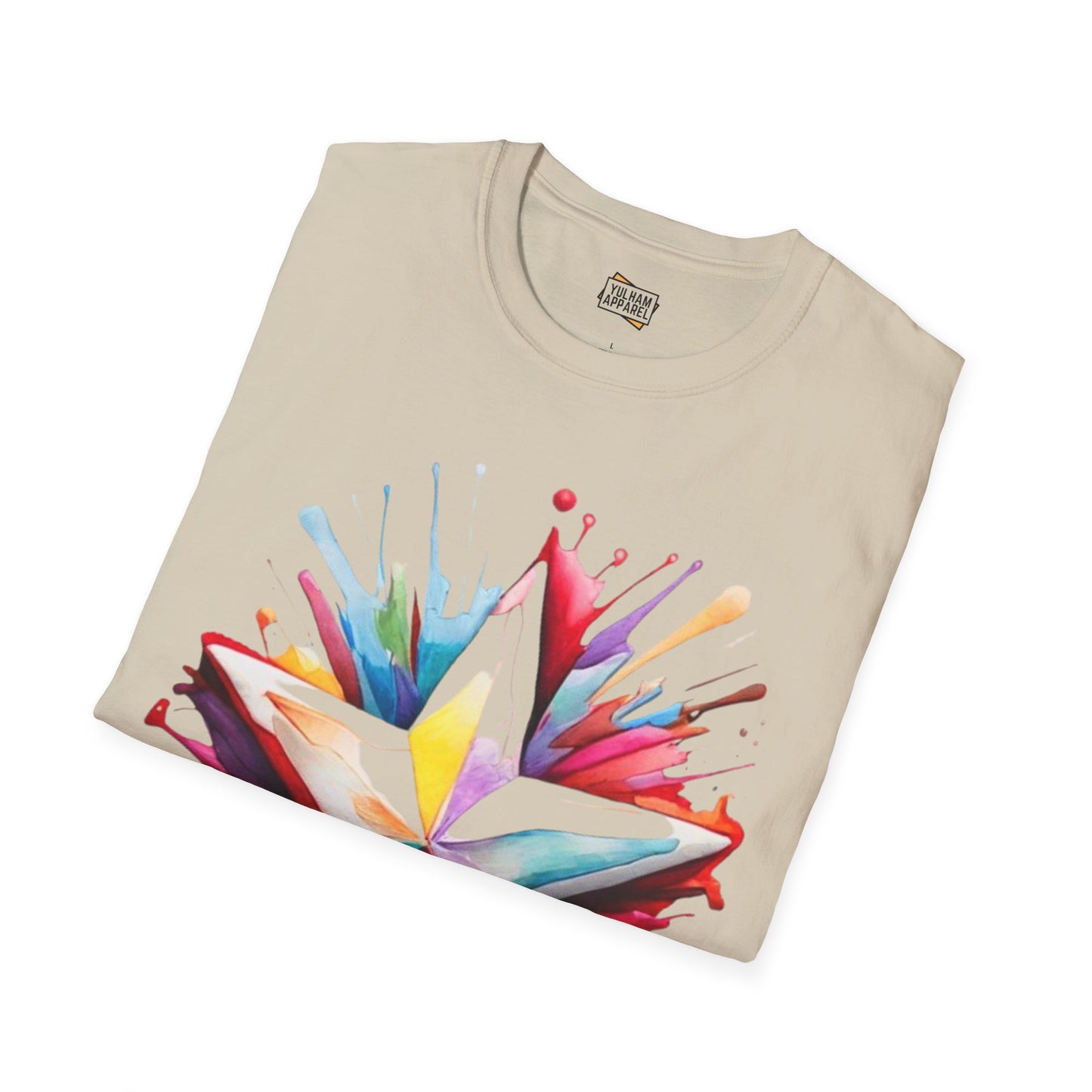 Messy Colourful Star - Unisex T-Shirt