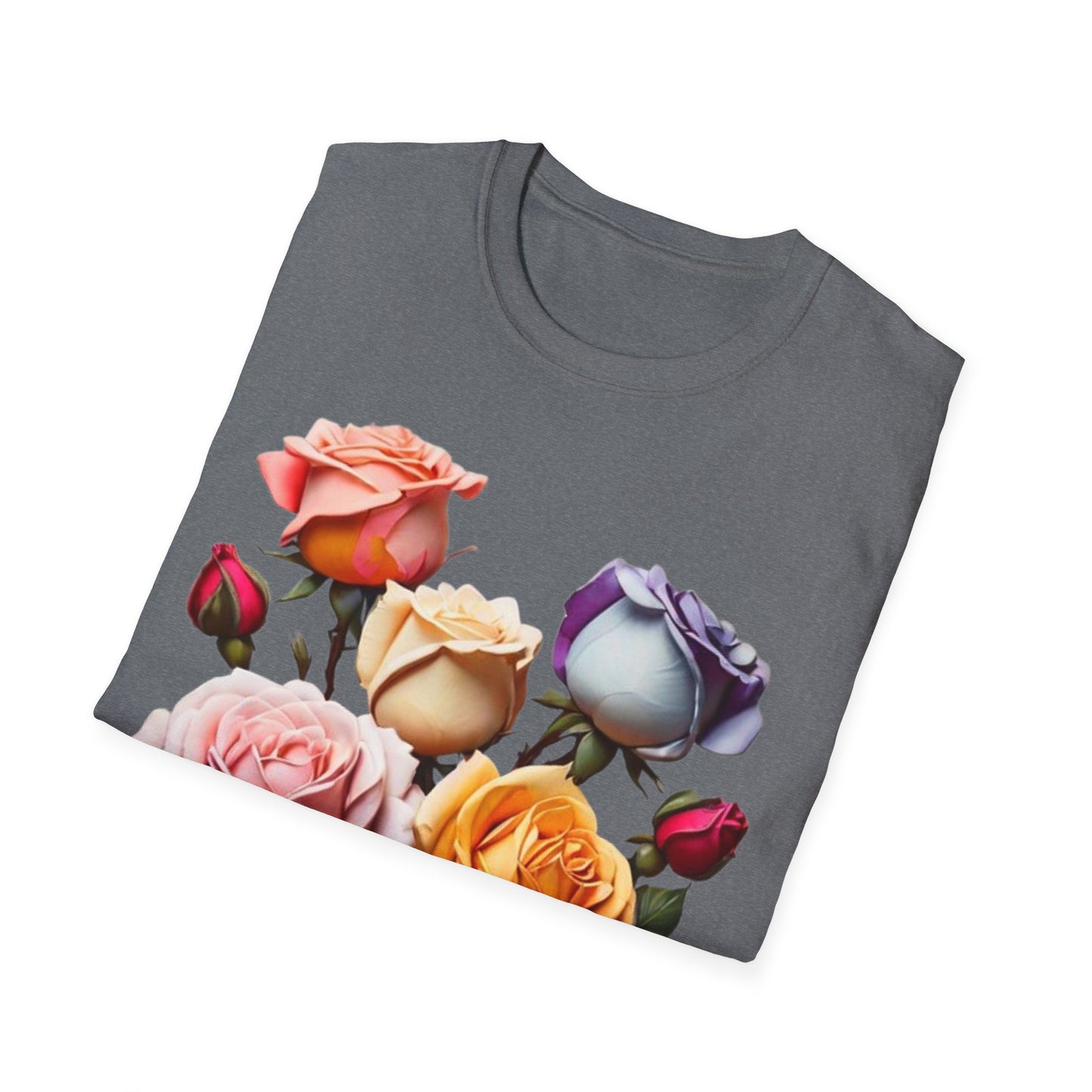 Multicoloured Roses - Unisex Long Sleeve T-Shirt