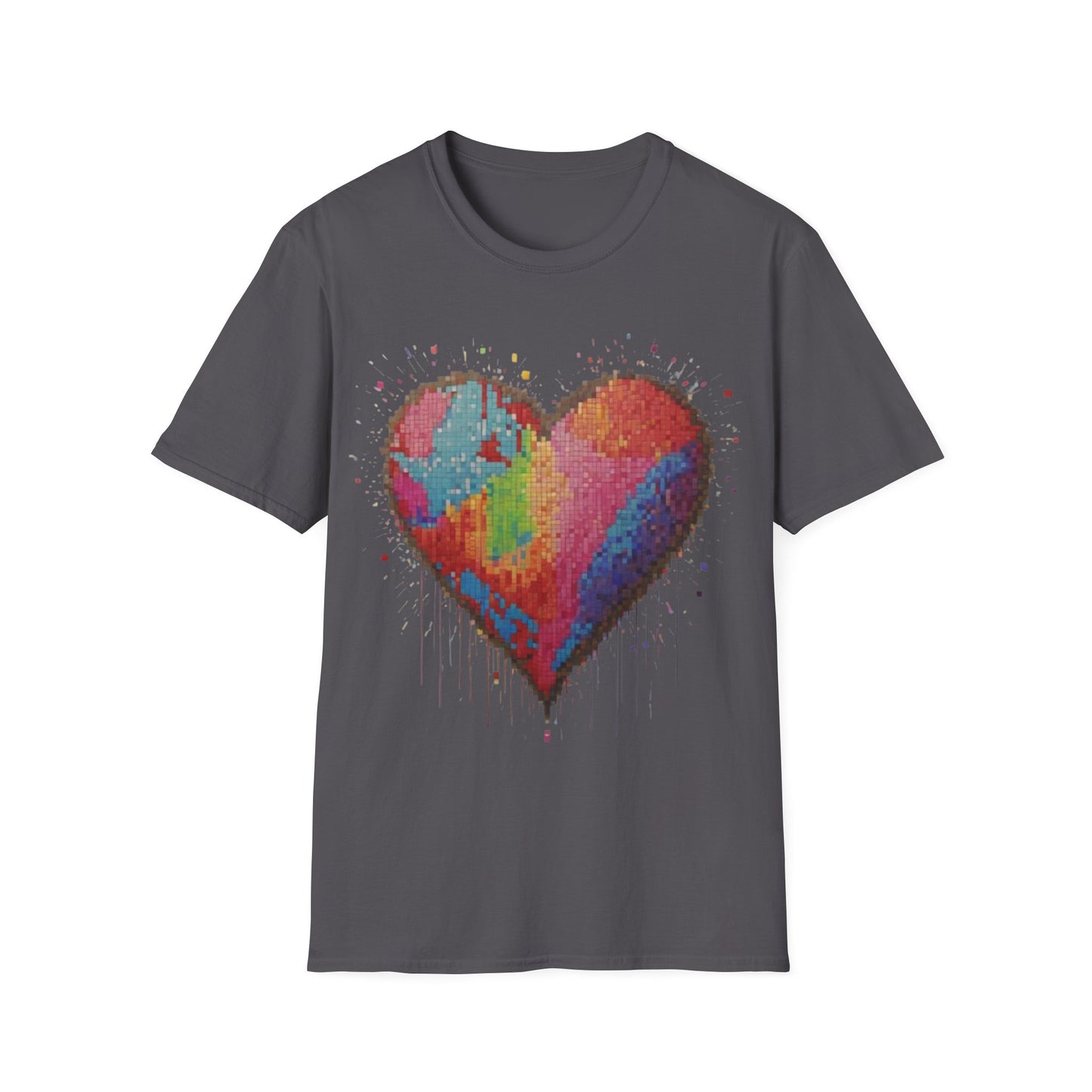 Pixelated Love Heart - Unisex T-Shirt