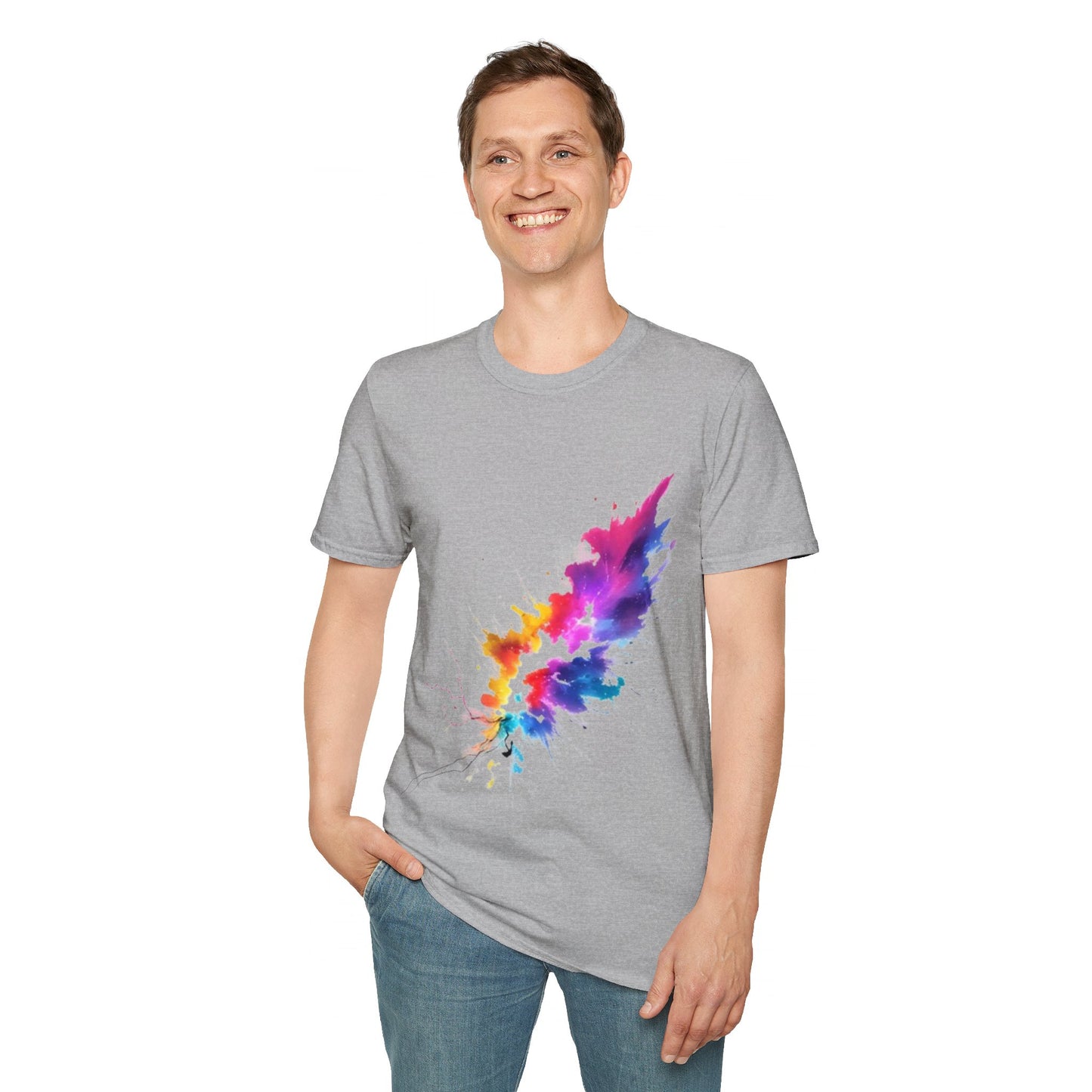 Colourful Lightning Bolt - Unisex T-Shirt