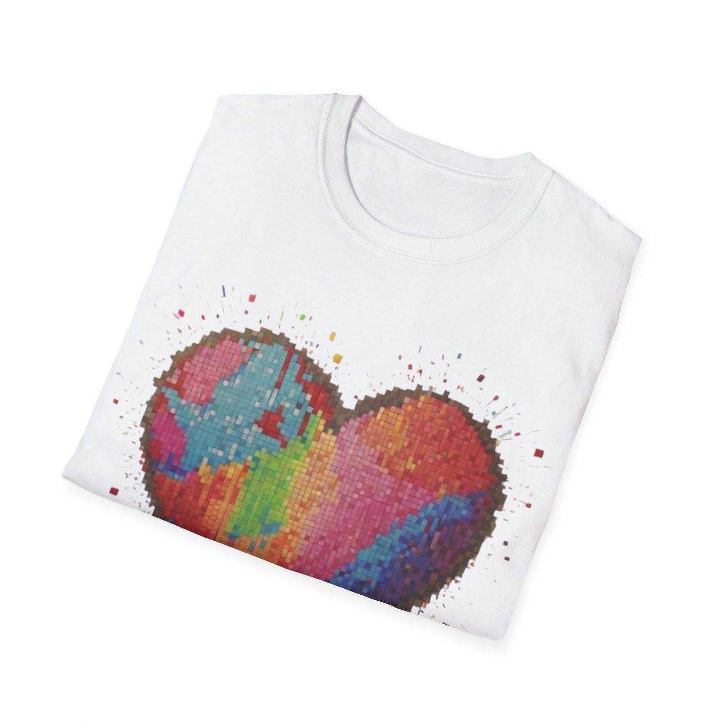 Pixelated Love Heart - Unisex T-Shirt