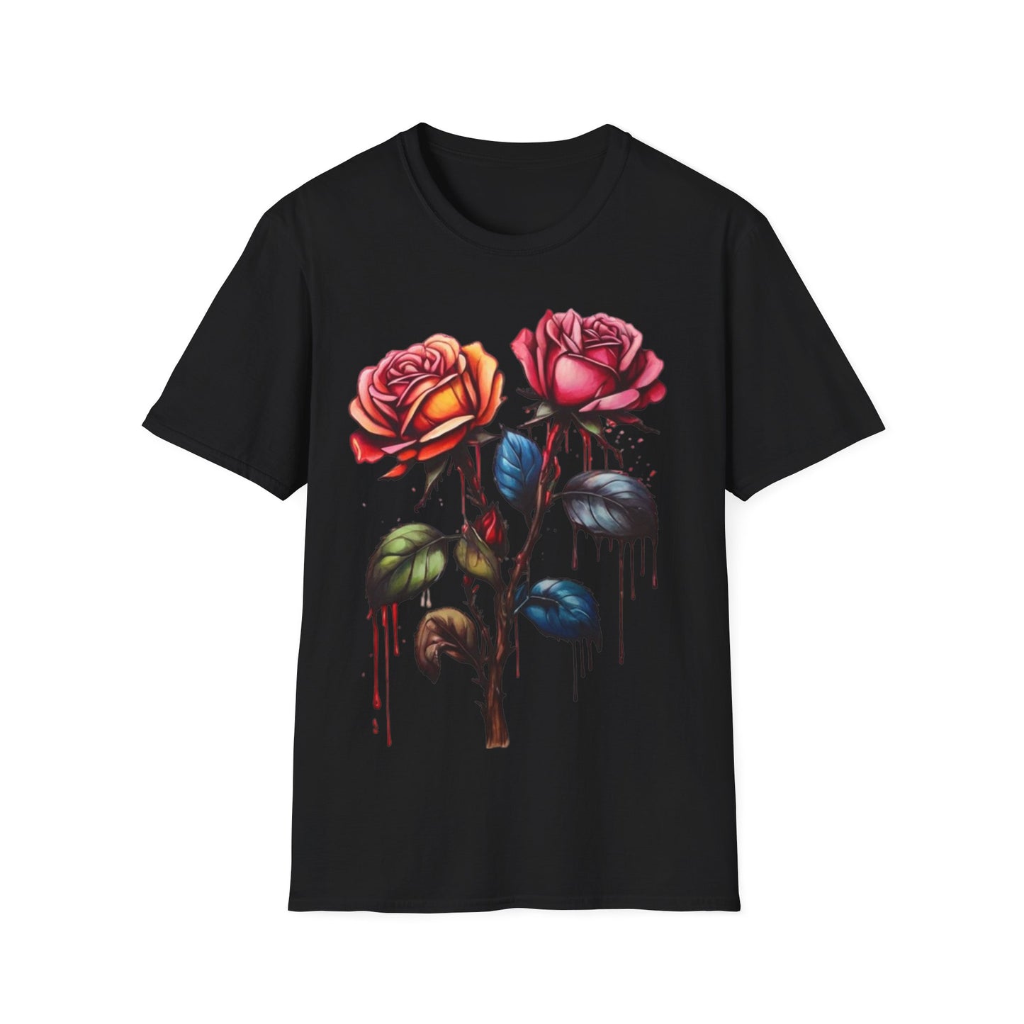 Colourful Rose Duo - Unisex T-Shirt