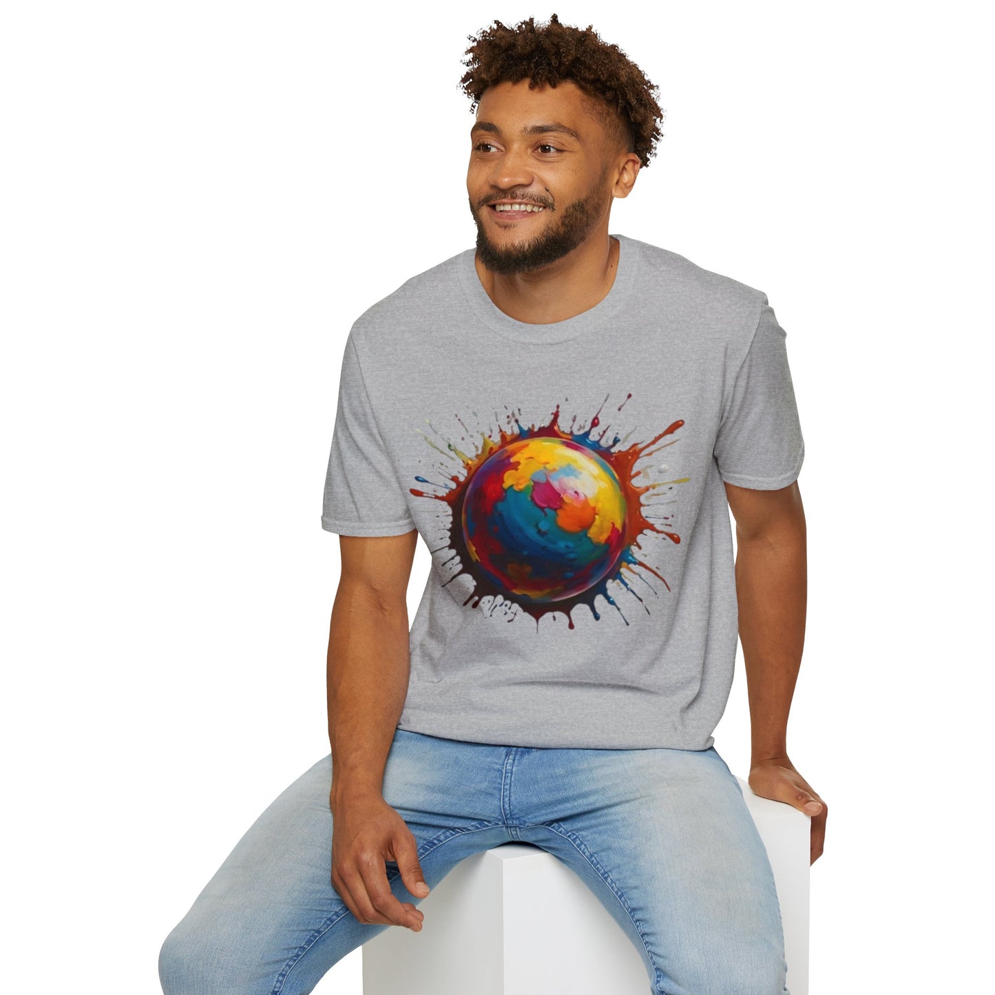 Messy Colourful Cannonball - Unisex T-Shirt