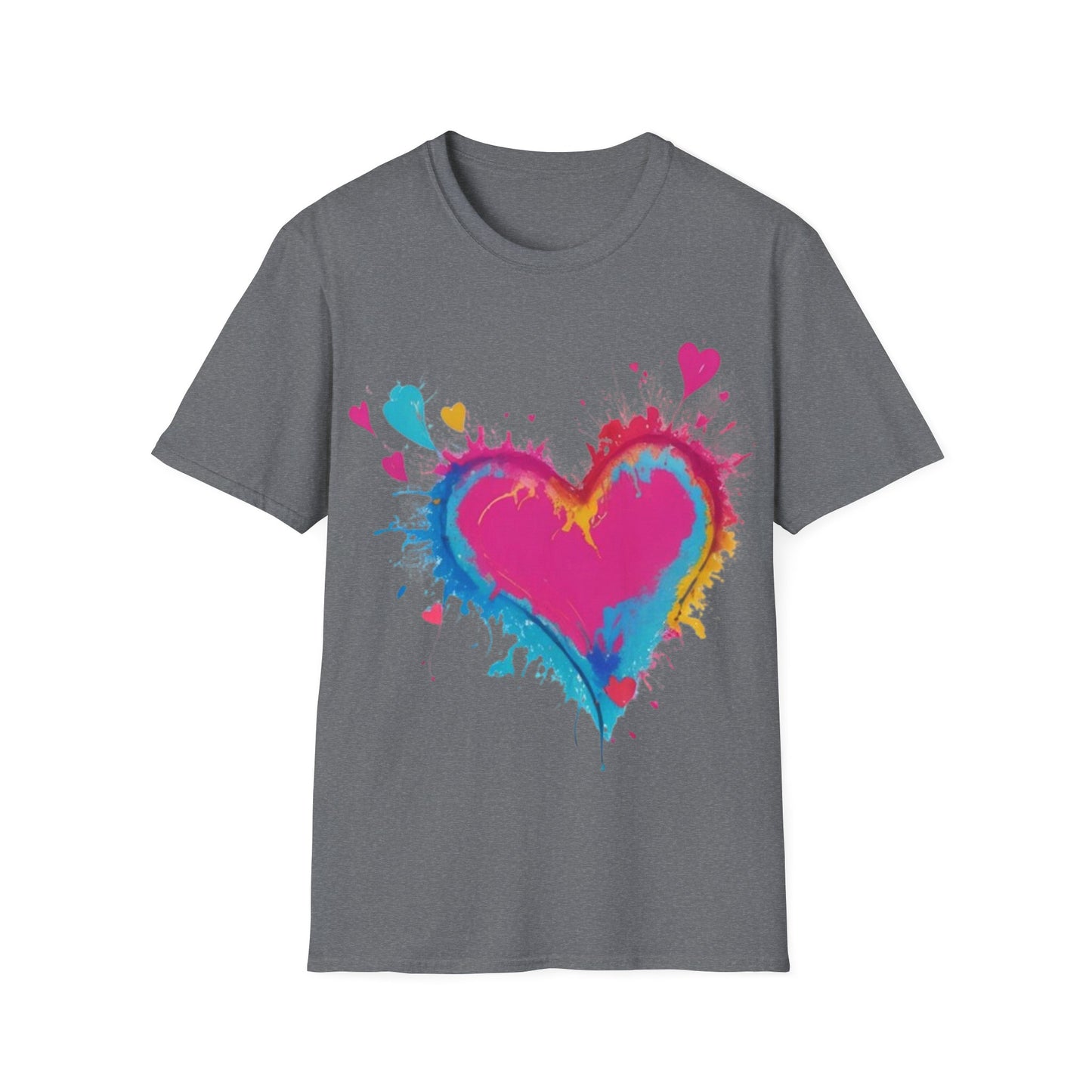 Colourful Love Heart - Unisex T-Shirt