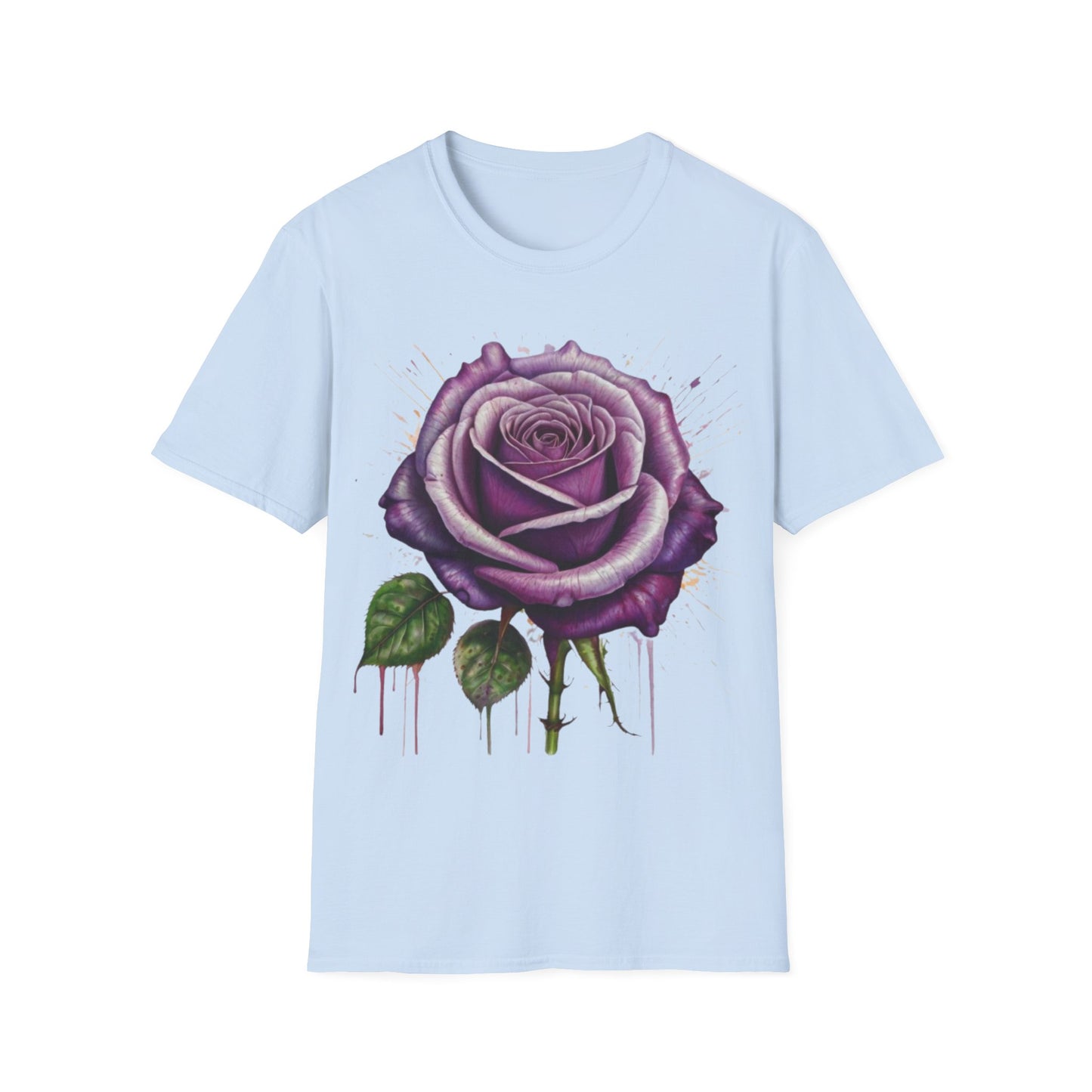 Messy Purple Rose - Unisex T-Shirt