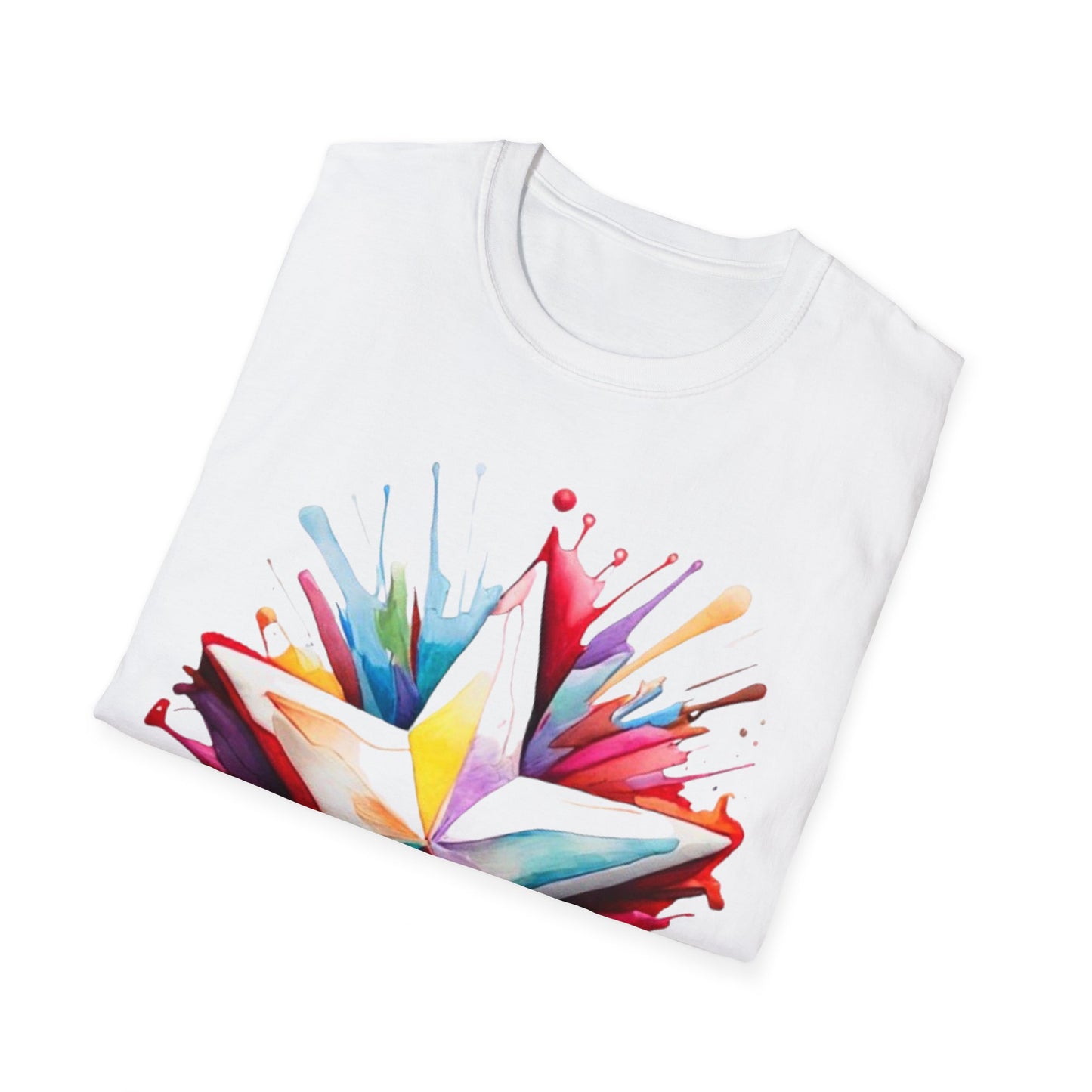 Messy Colourful Star - Unisex T-Shirt