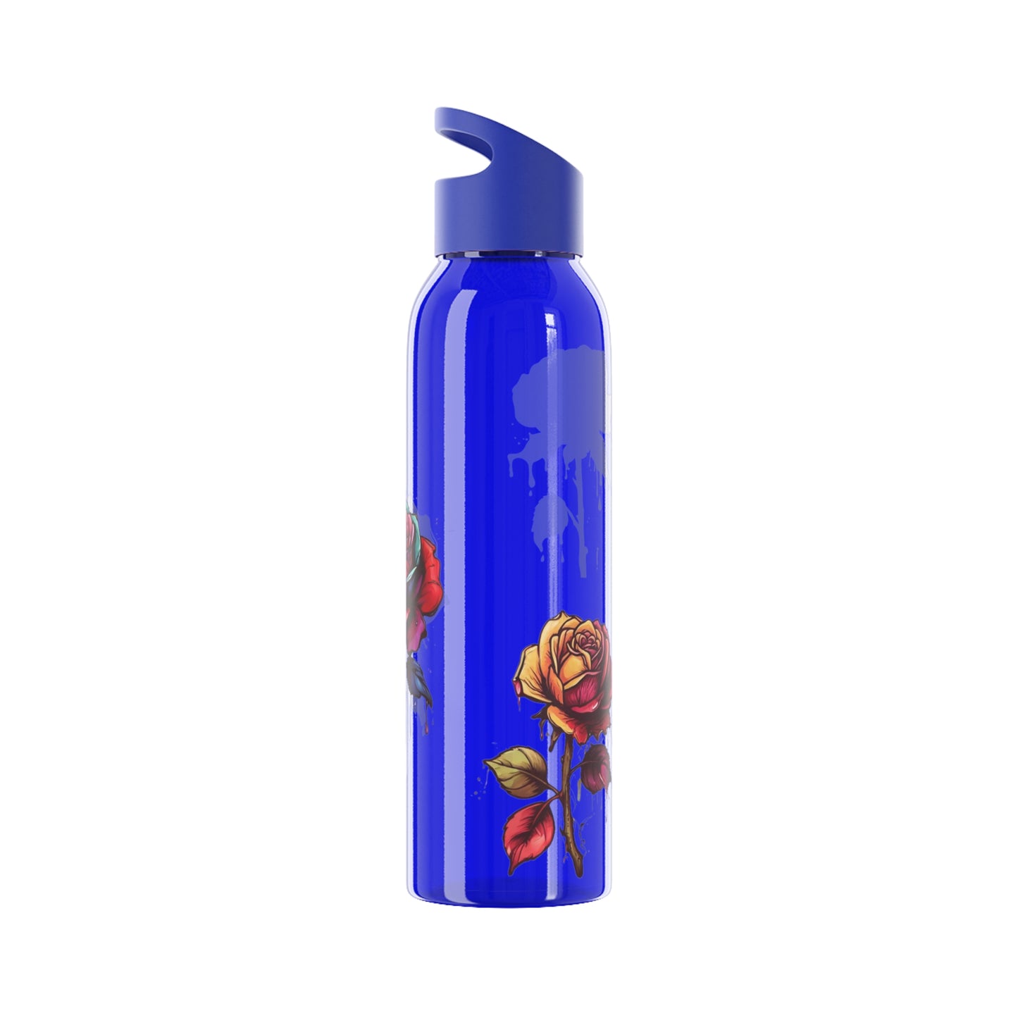 Dying Colourful Roses - Sky Water Bottle