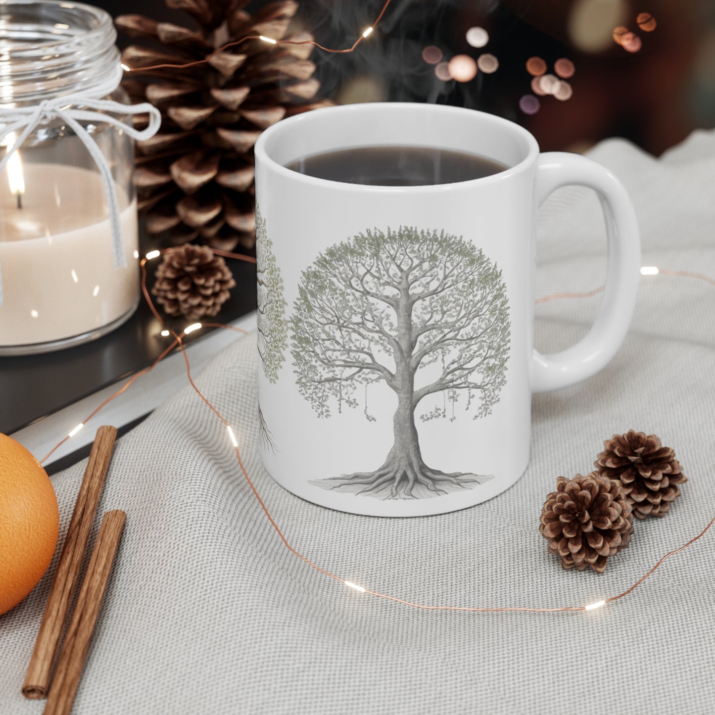 Trees of Life Mug - Ceramic Coffee Mug 11oz