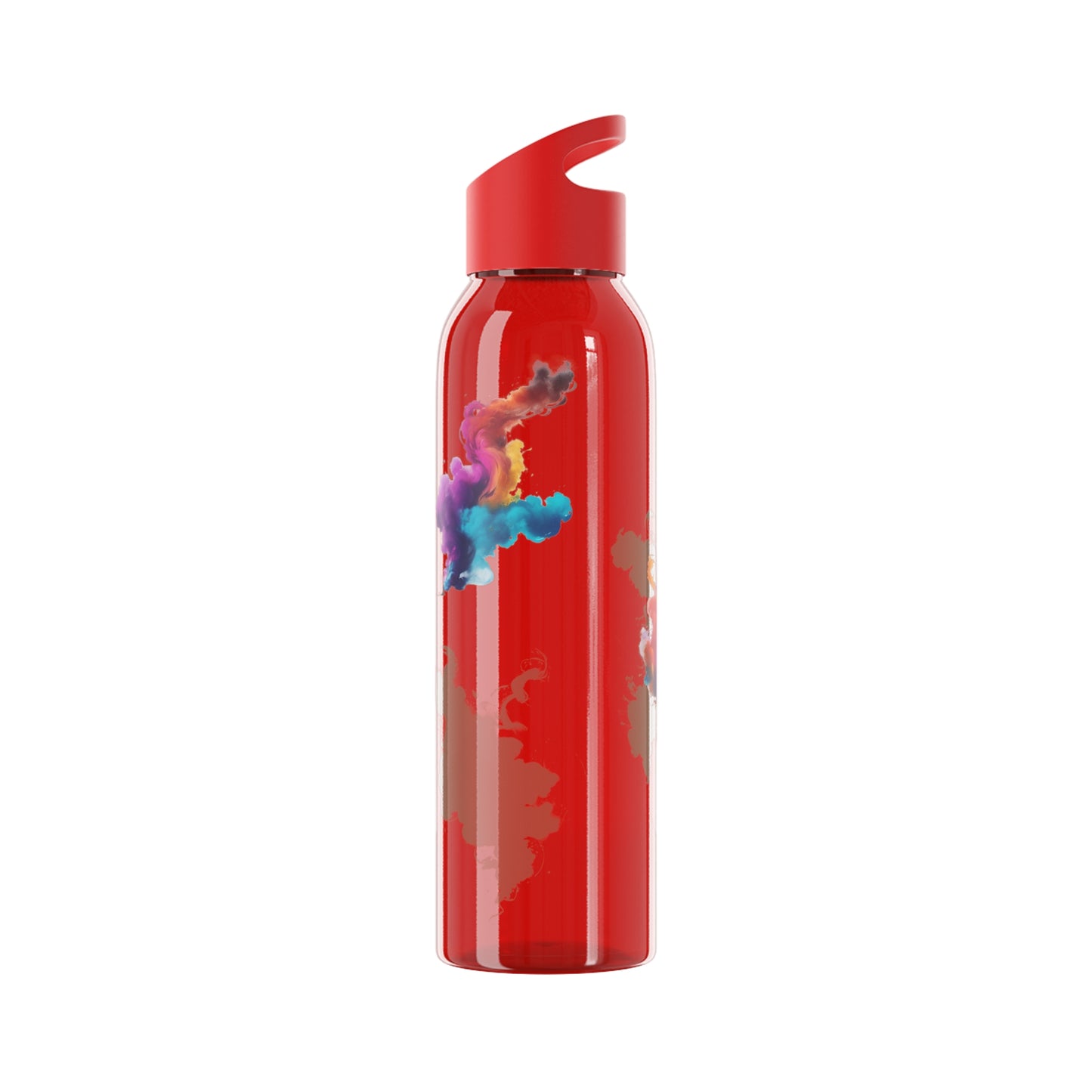 Colourful Smoke - Sky Water Bottle