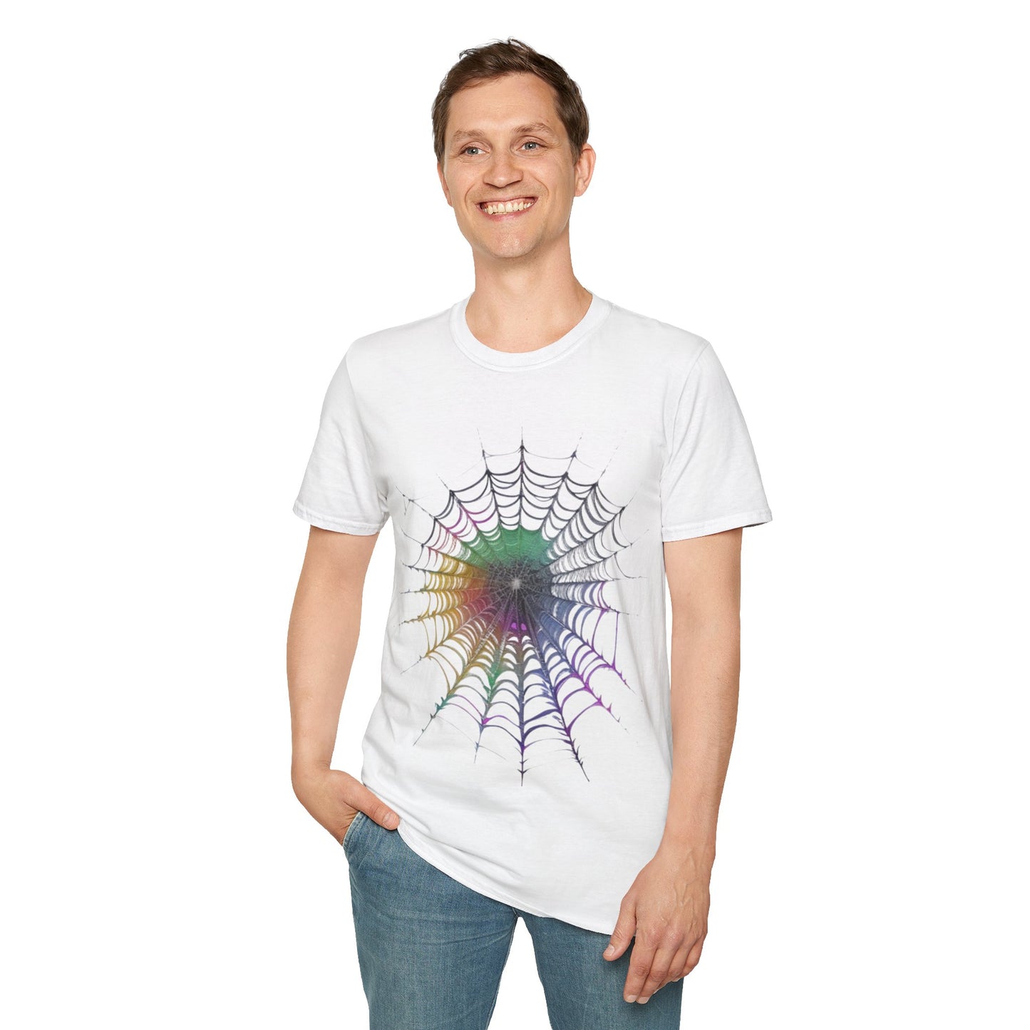 Colourful Spiderweb - Unisex T-Shirt