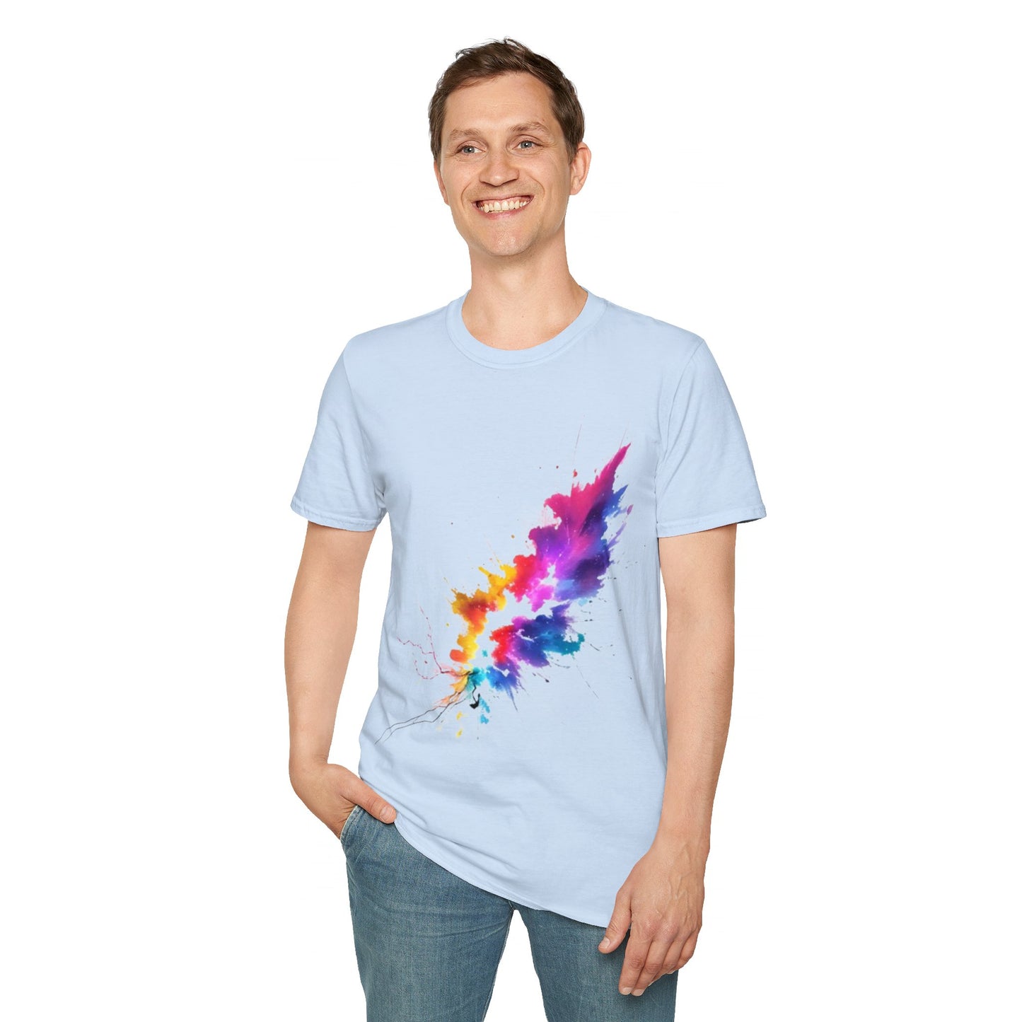 Colourful Lightning Bolt - Unisex T-Shirt