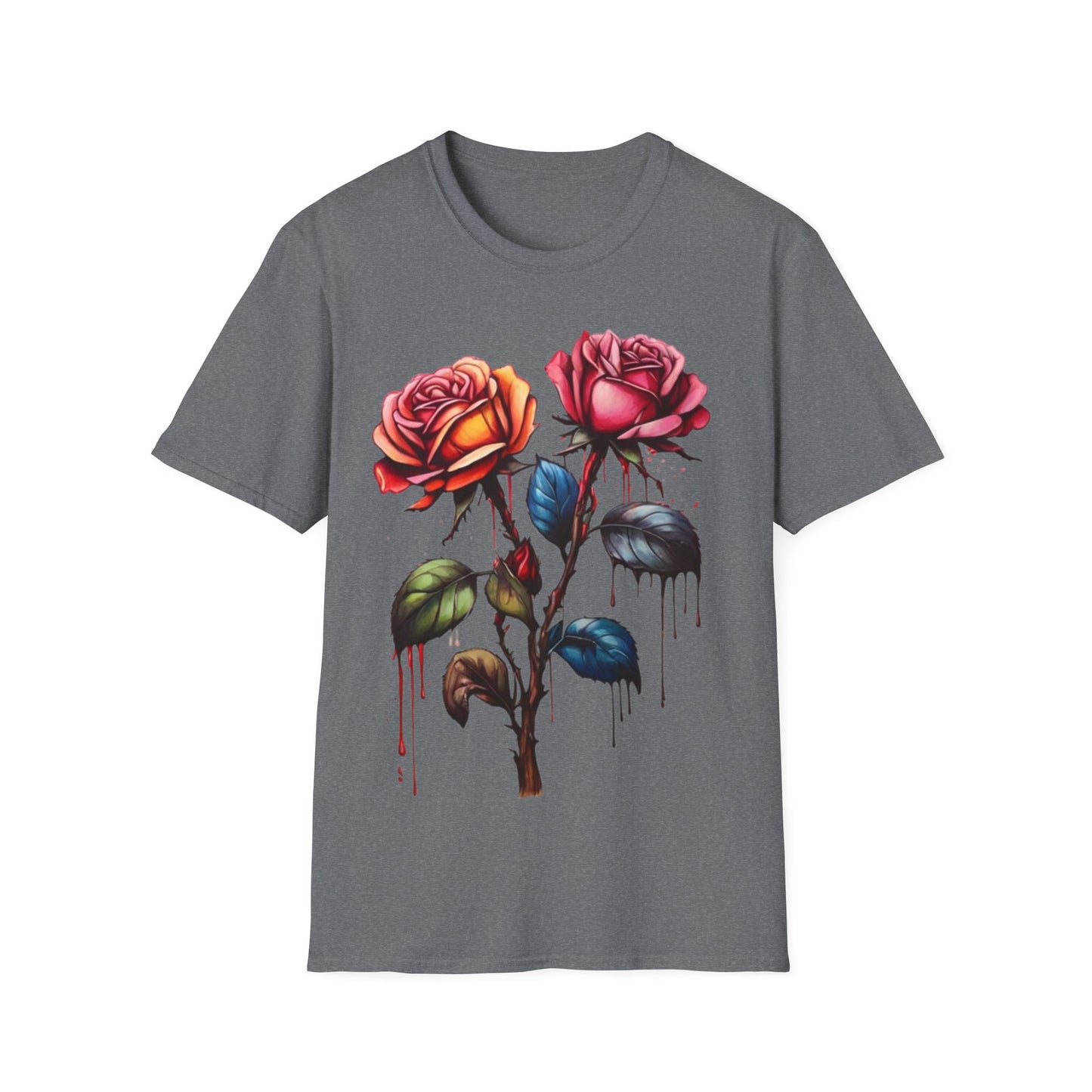 Colourful Rose Duo - Unisex T-Shirt