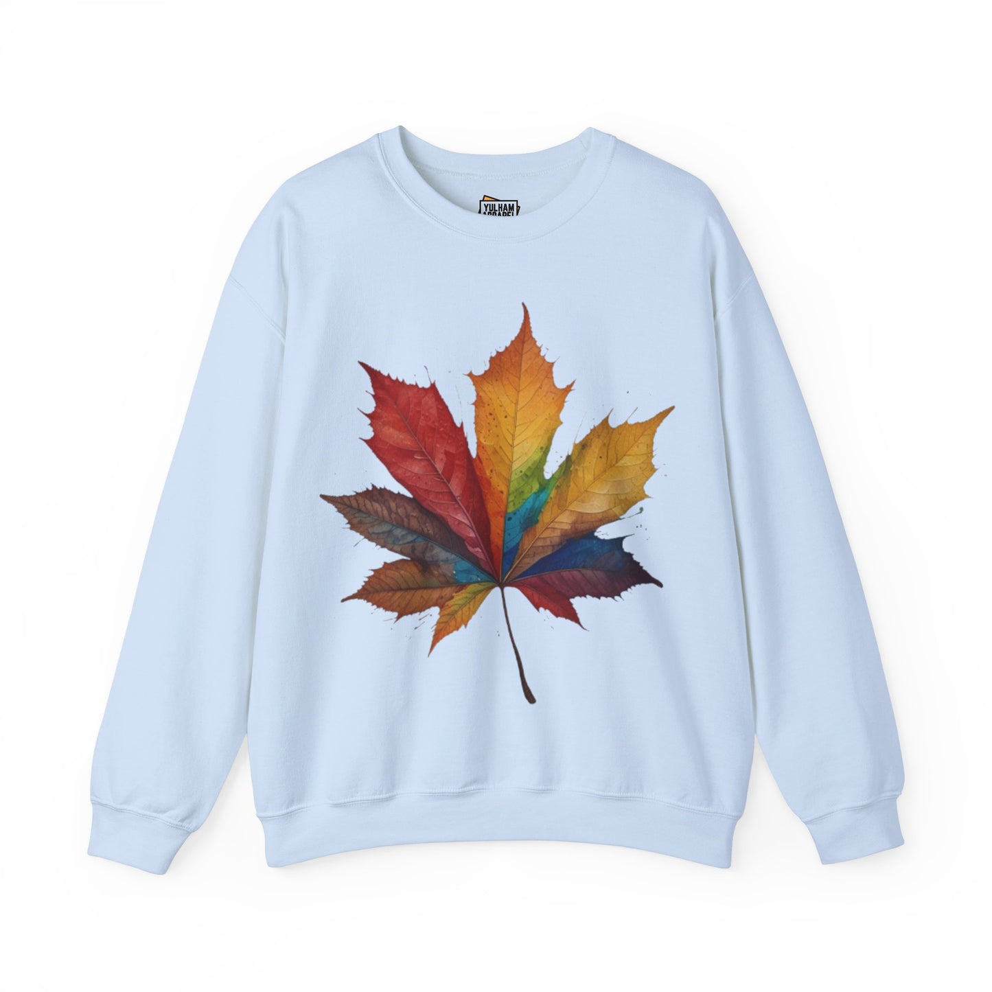 Colourful Autumn Leaf - Unisex Crewneck Sweatshirt