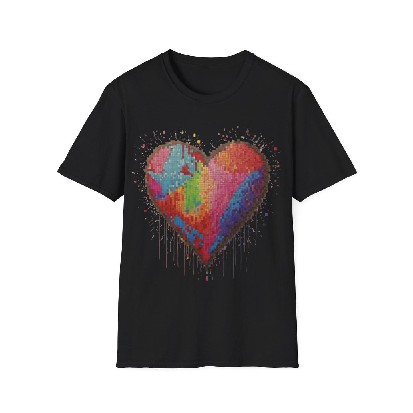 Pixelated Love Heart - Unisex T-Shirt