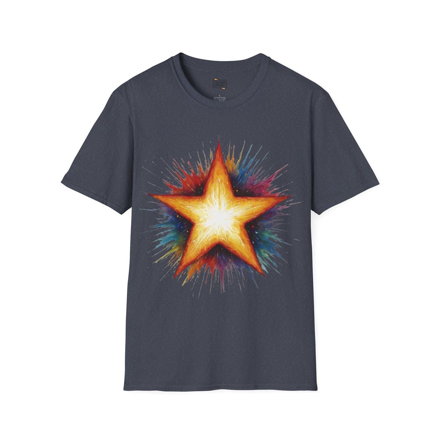 Burning Golden Star - Unisex T-Shirt