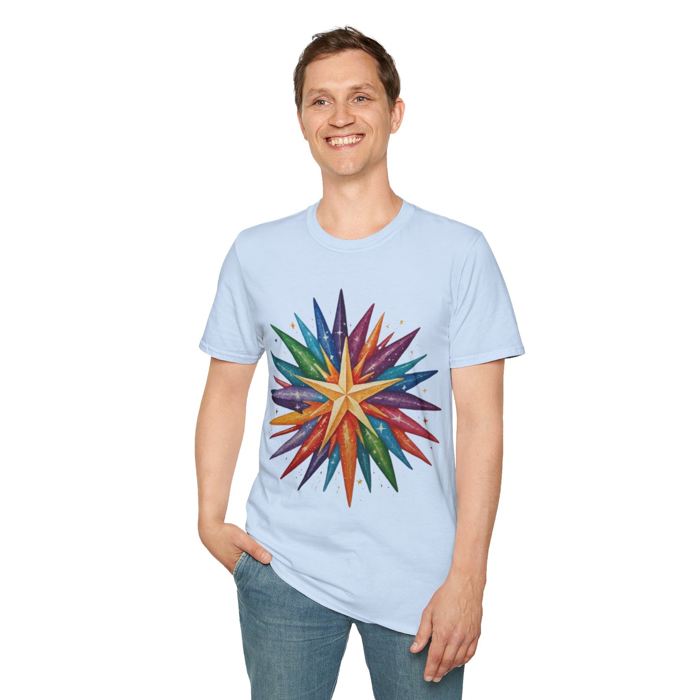 Multicoloured Star - Unisex T-Shirt