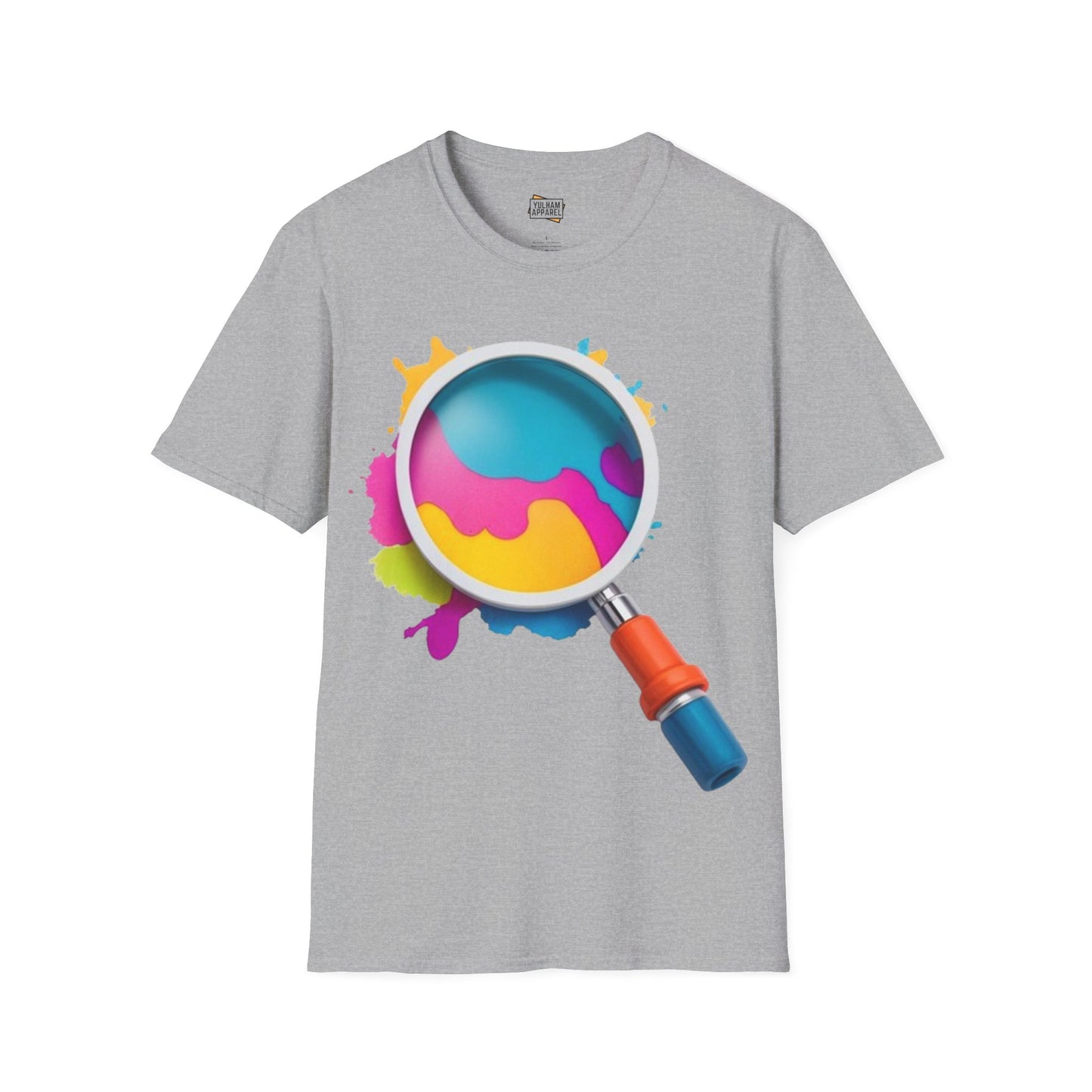 Colourful Magnifying Glass - Unisex T-Shirt