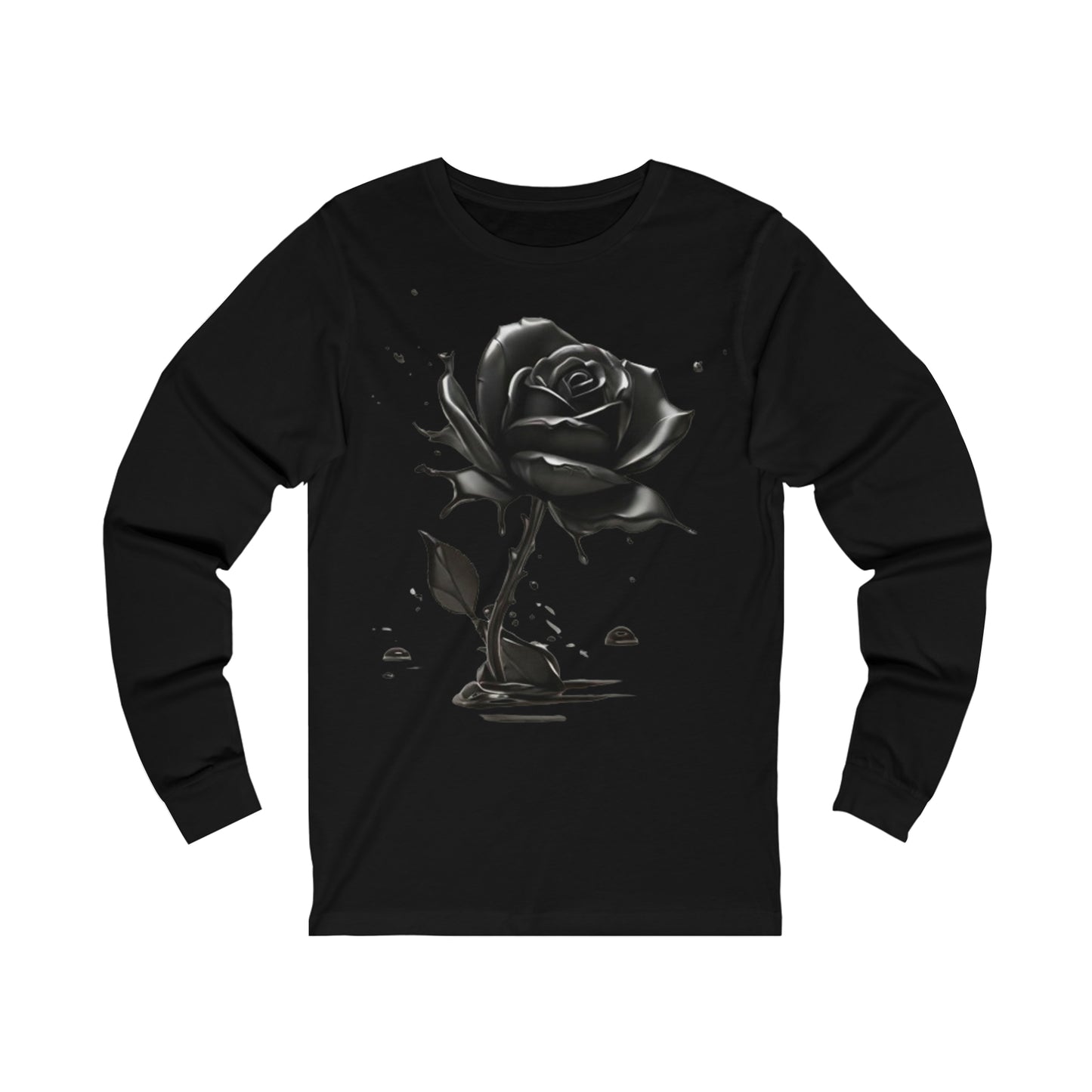 Black Rose - Unisex Long Sleeve T-Shirt