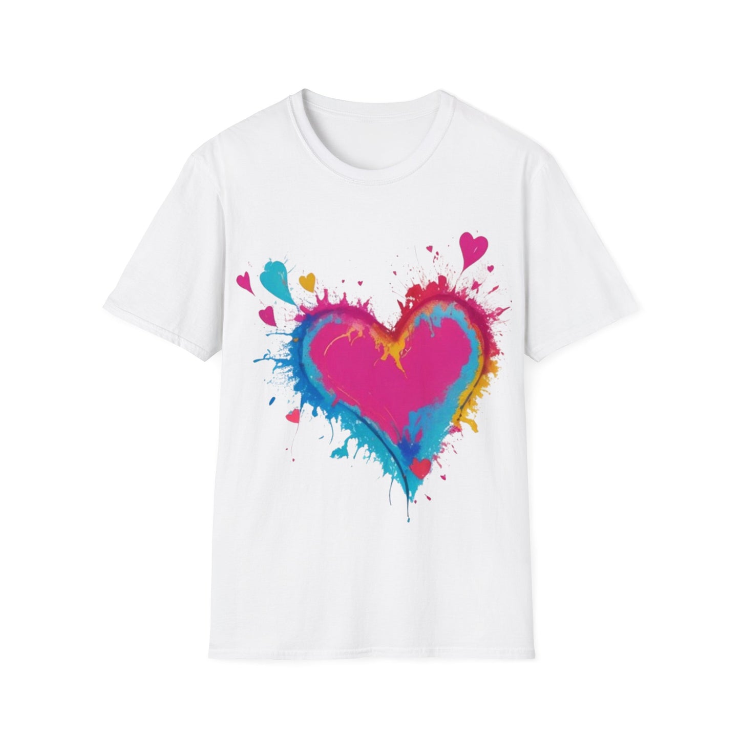 Colourful Love Heart - Unisex T-Shirt