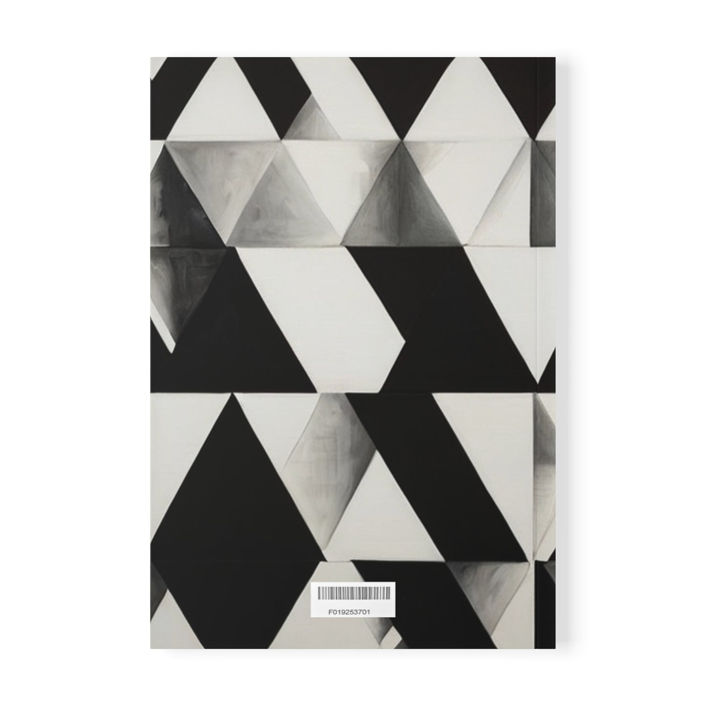 Black and White Patterns - Softcover Notebook, A5