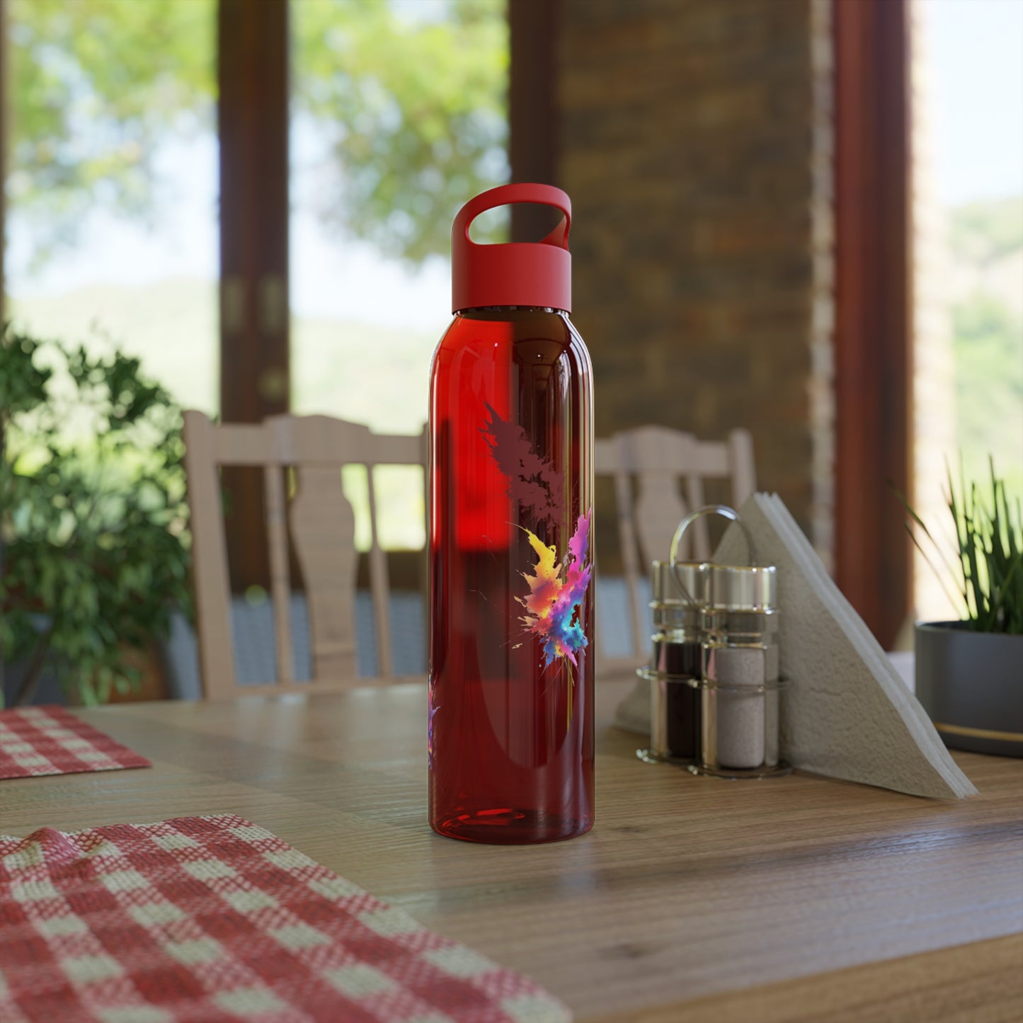 Colourful Lightning Bolts - Sky Water Bottle