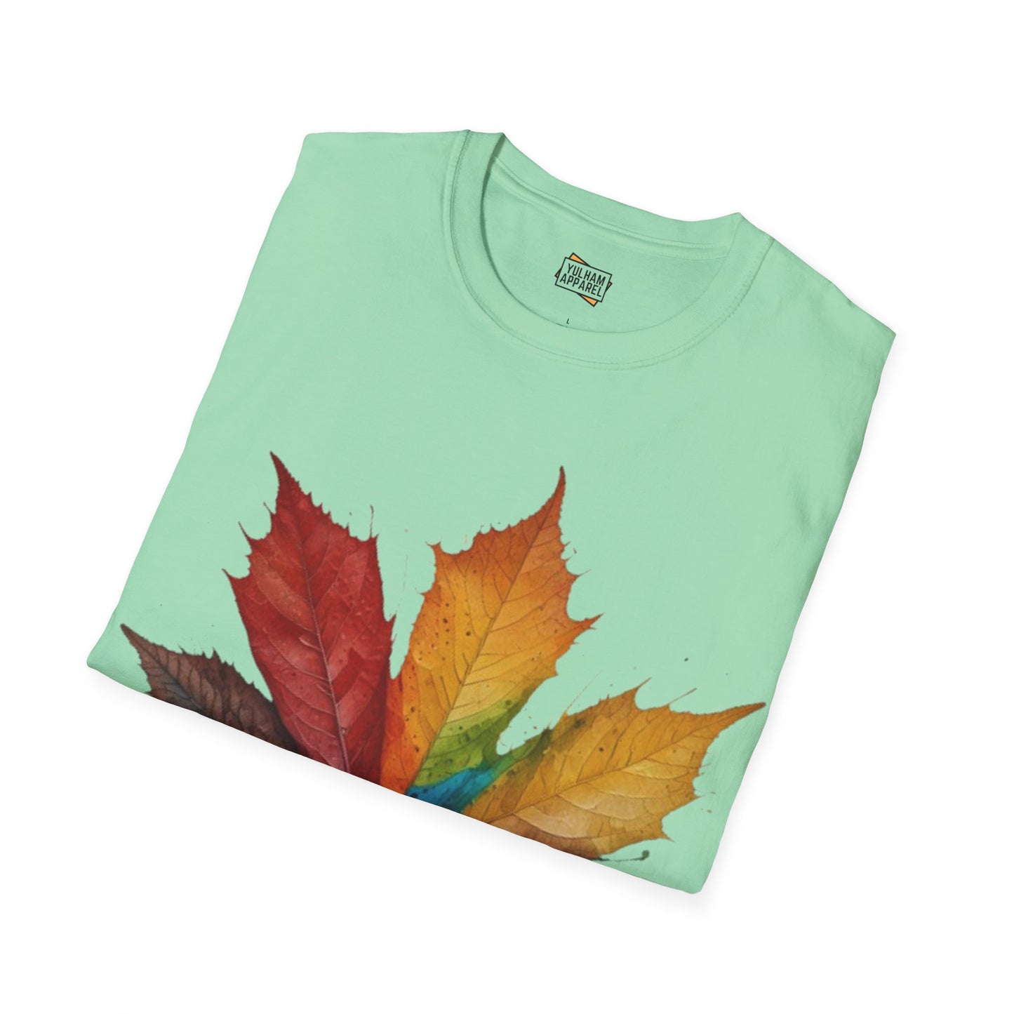 Colourful Autumn Leaf - Unisex T-Shirt