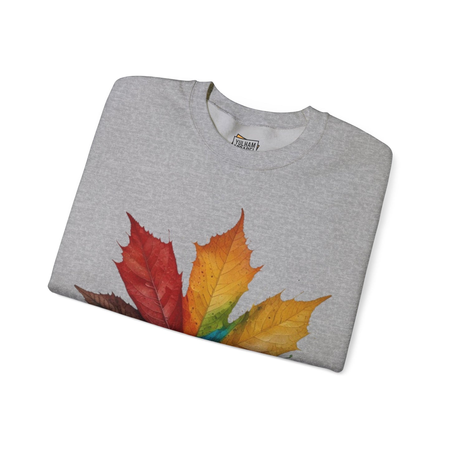 Colourful Autumn Leaf - Unisex Crewneck Sweatshirt