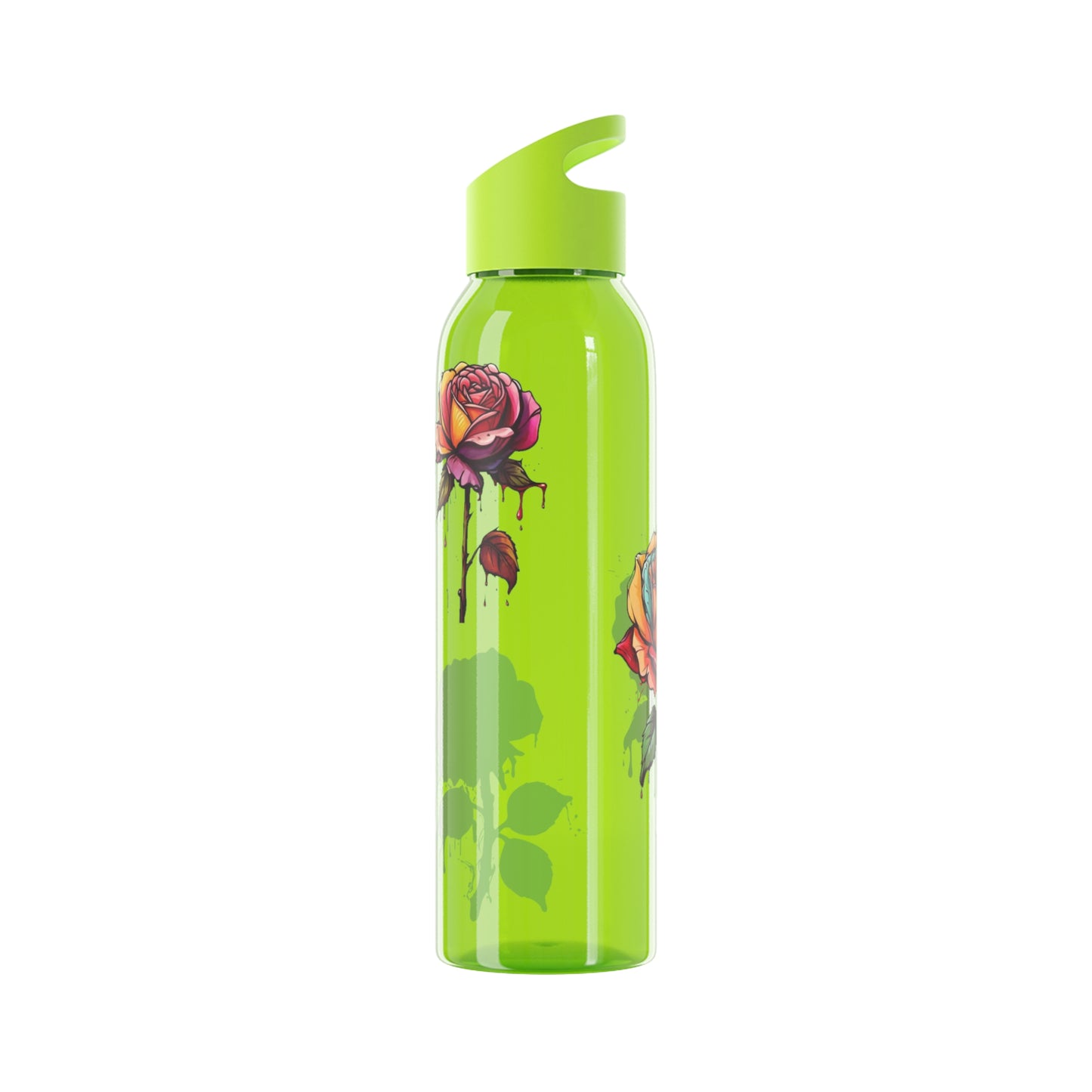 Dying Colourful Roses - Sky Water Bottle