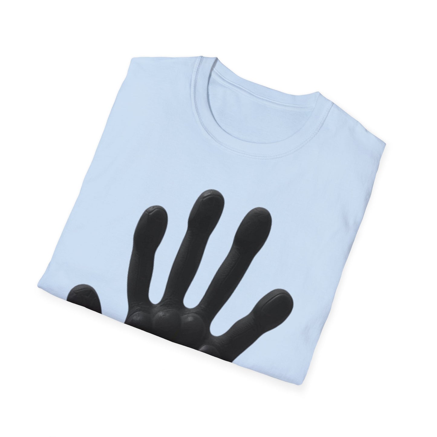 Black Hand Print Art - Unisex T-Shirt