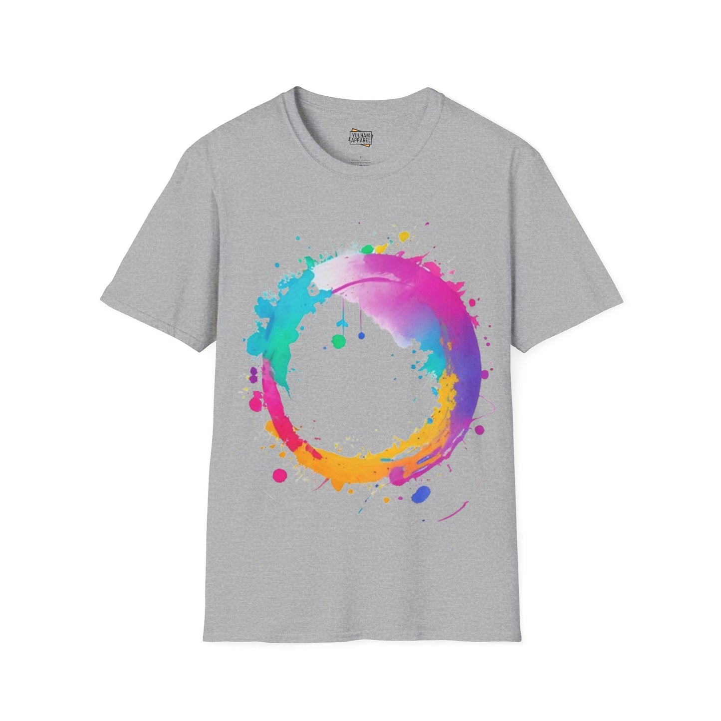 Messy Colourful Circle - Unisex T-Shirt