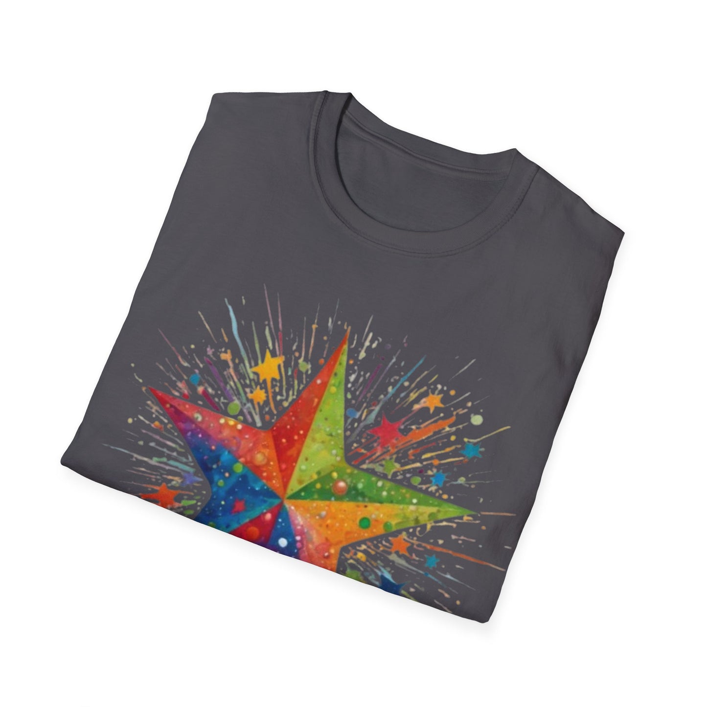 Exploding Messy Star - Unisex T-Shirt