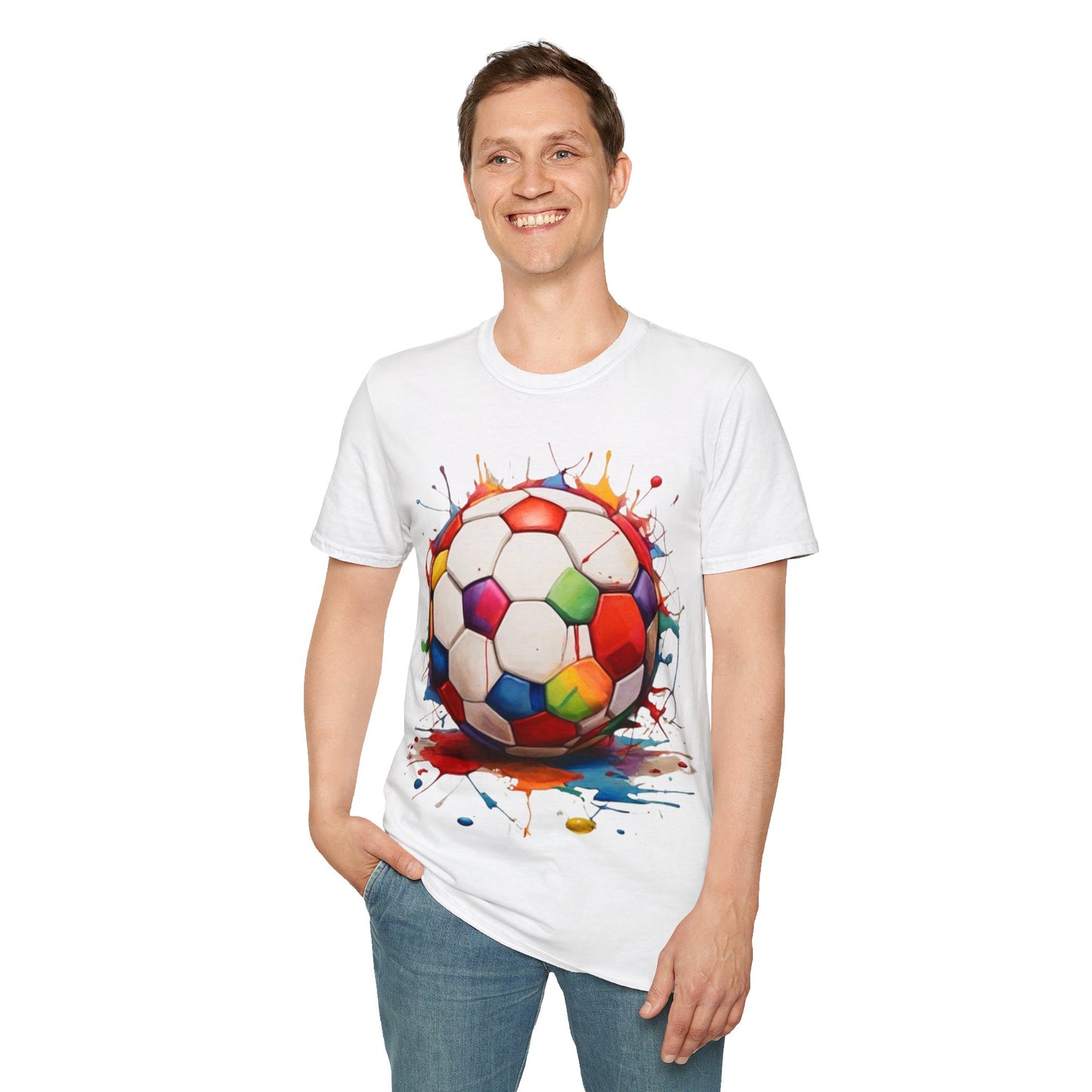 Colourful Football - Unisex T-Shirt