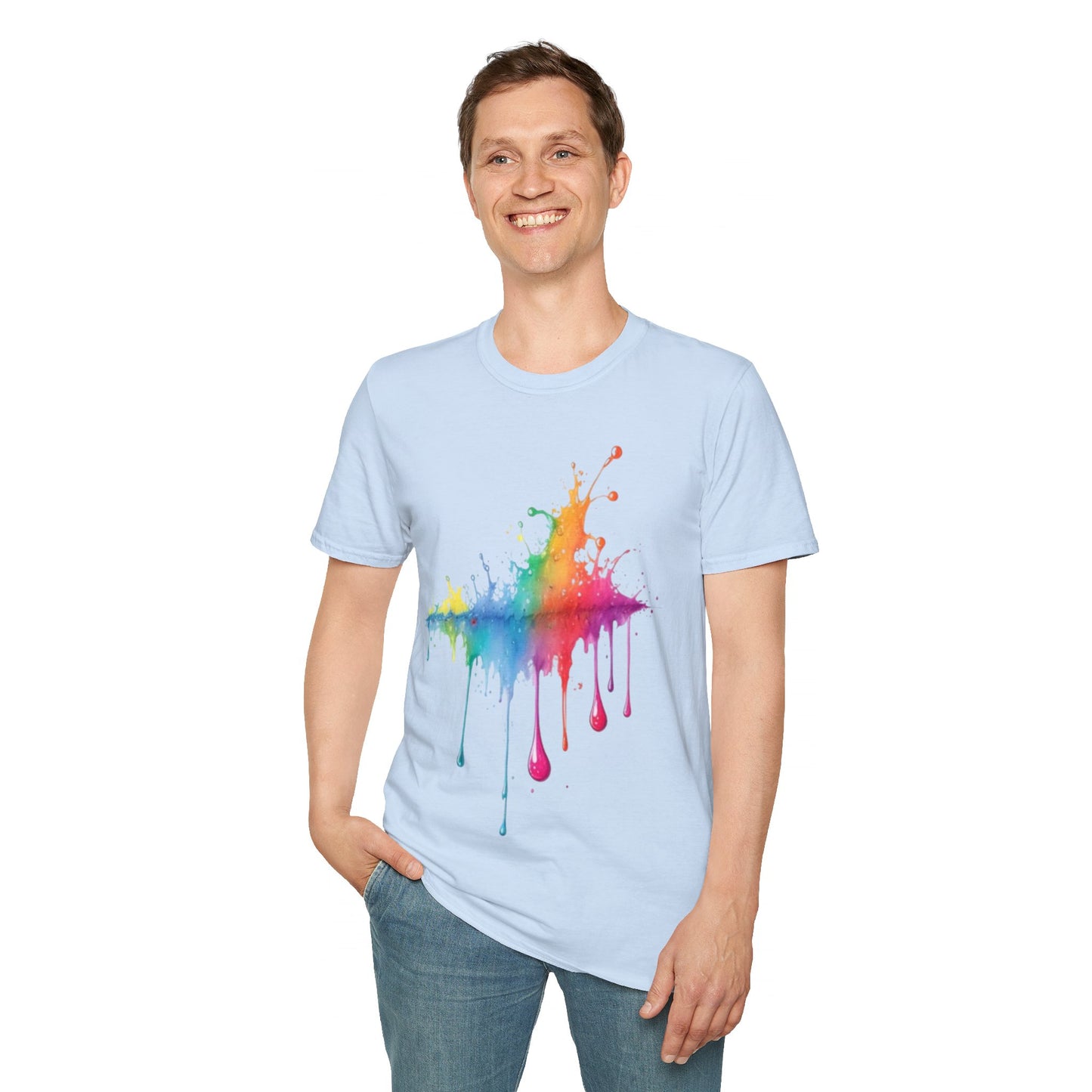 Colourful Raindrops - Unisex T-Shirt