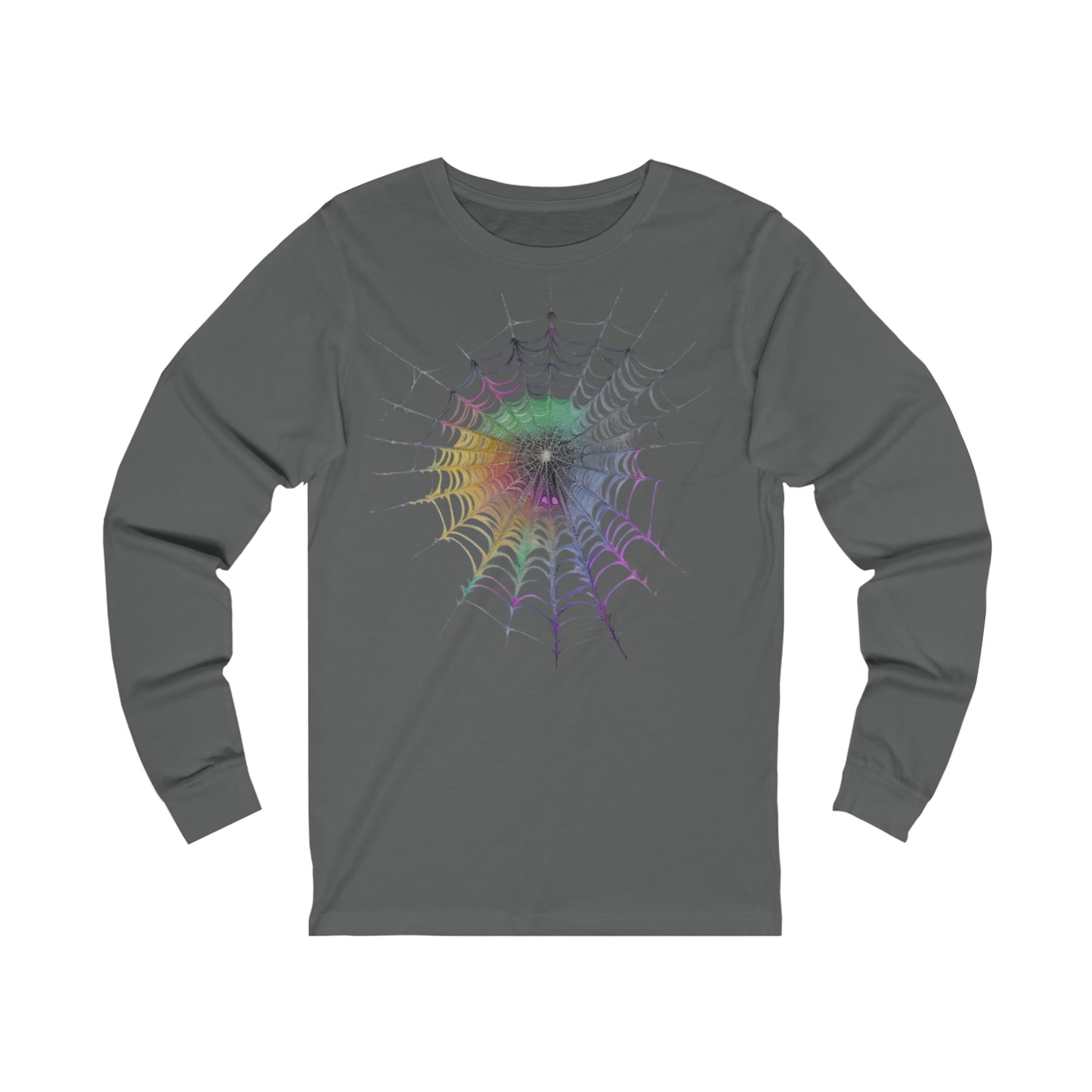 Colourful Spiderweb - Unisex Long Sleeve T-Shirt