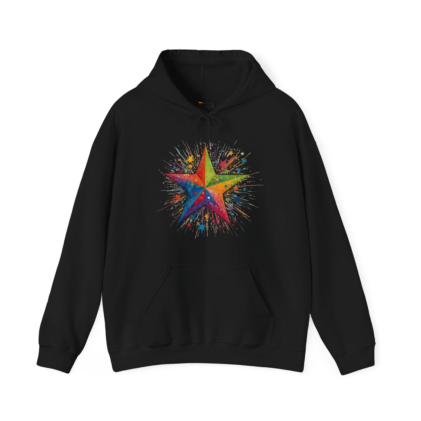 Exploding Messy Star - Unisex Hooded Sweatshirt