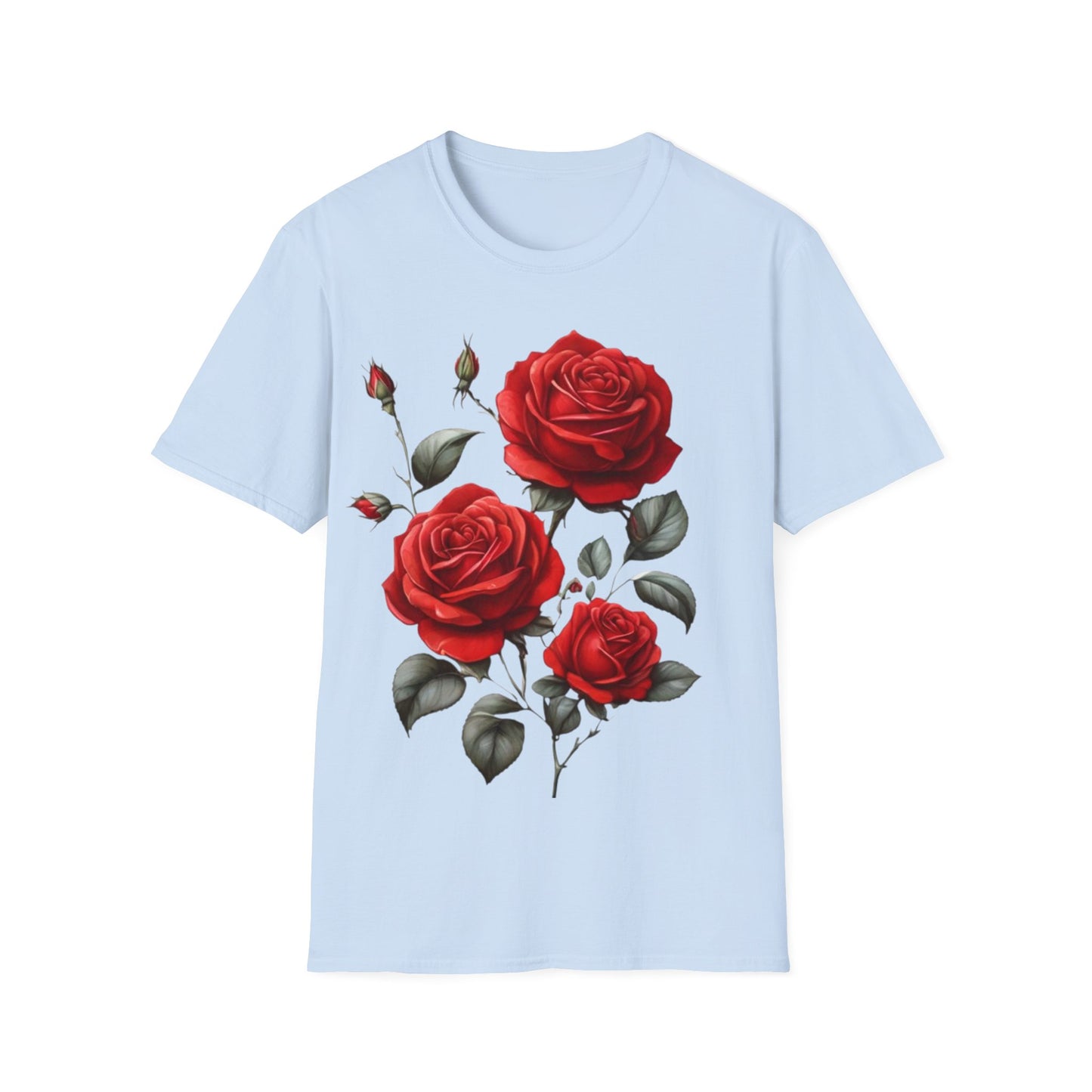 Three Red Roses - Unisex T-Shirt