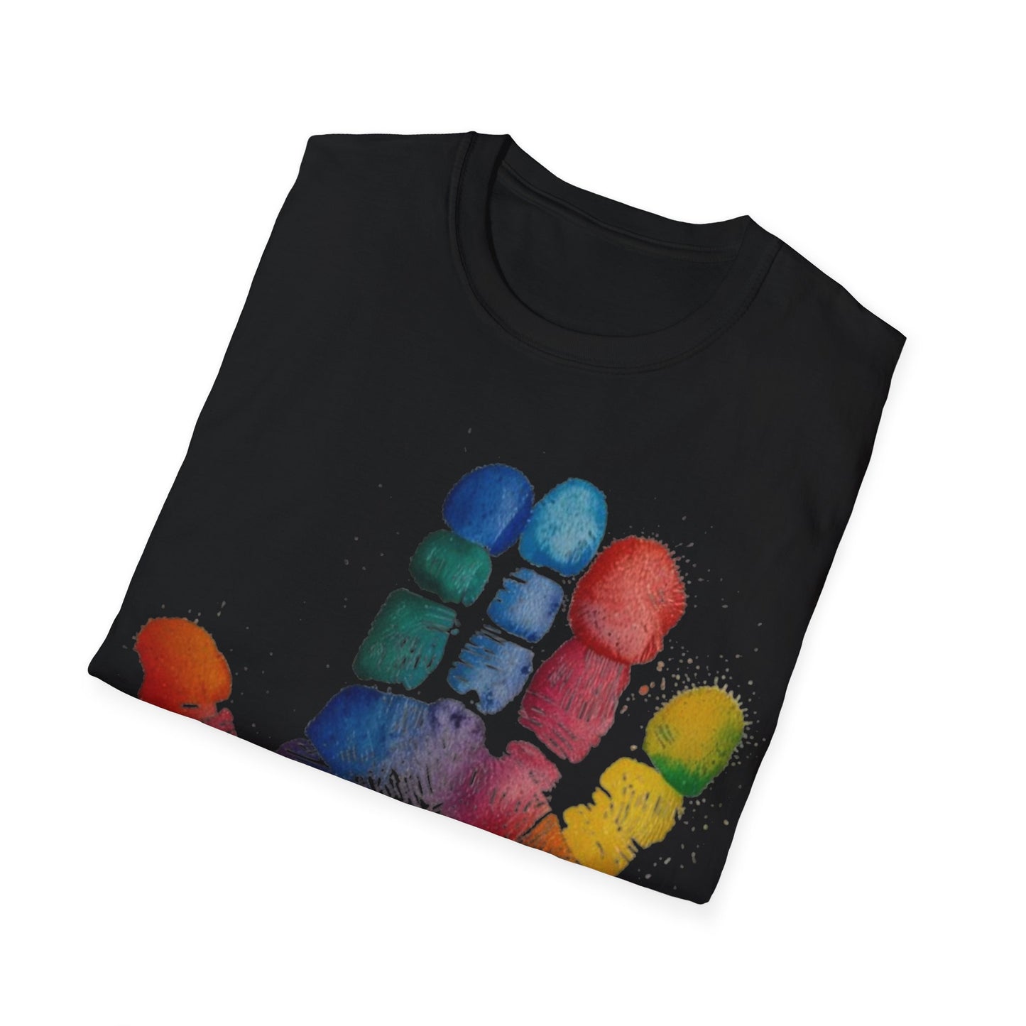 Colourful Handprint - Unisex T-Shirt