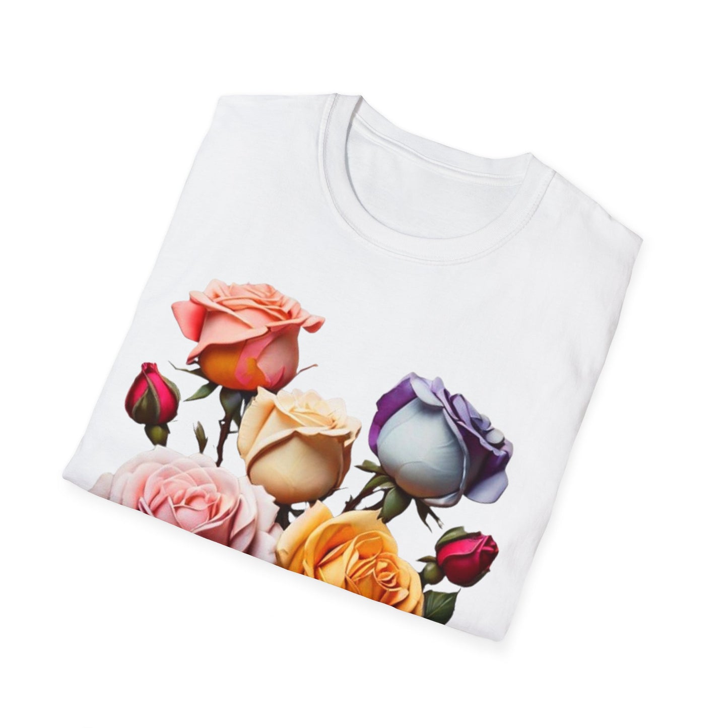 Multicoloured Roses - Unisex Long Sleeve T-Shirt