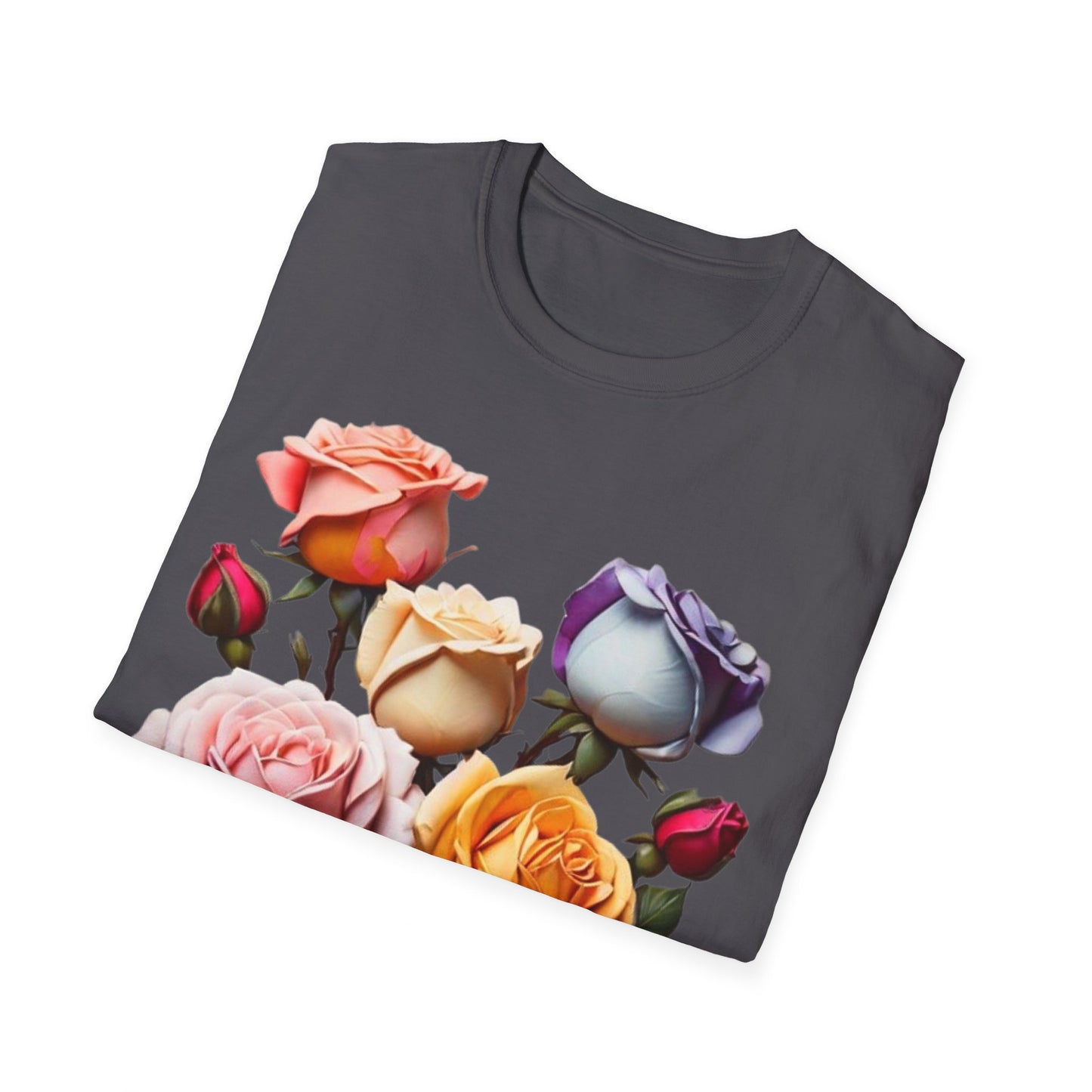 Multicoloured Roses - Unisex Long Sleeve T-Shirt