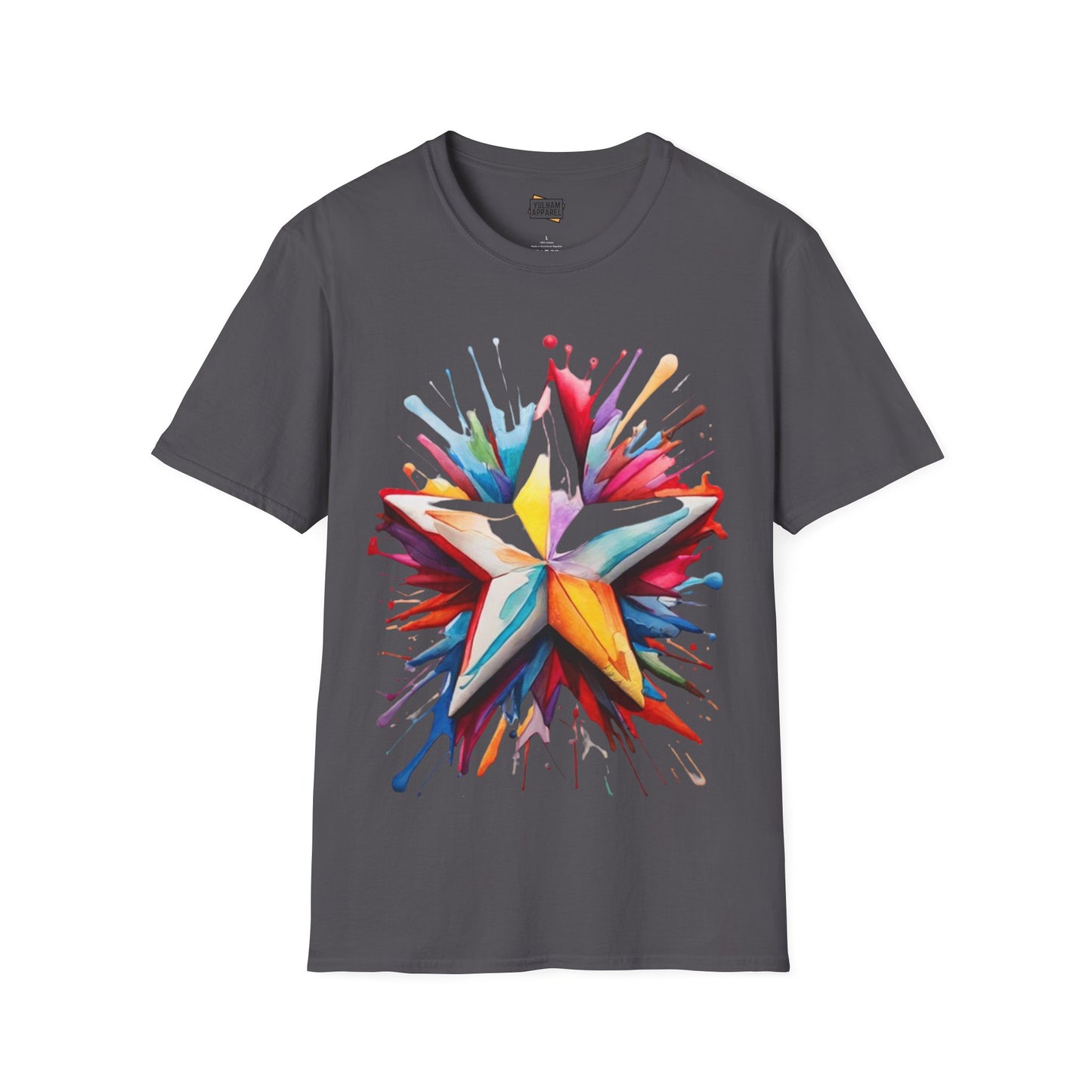 Messy Colourful Star - Unisex T-Shirt