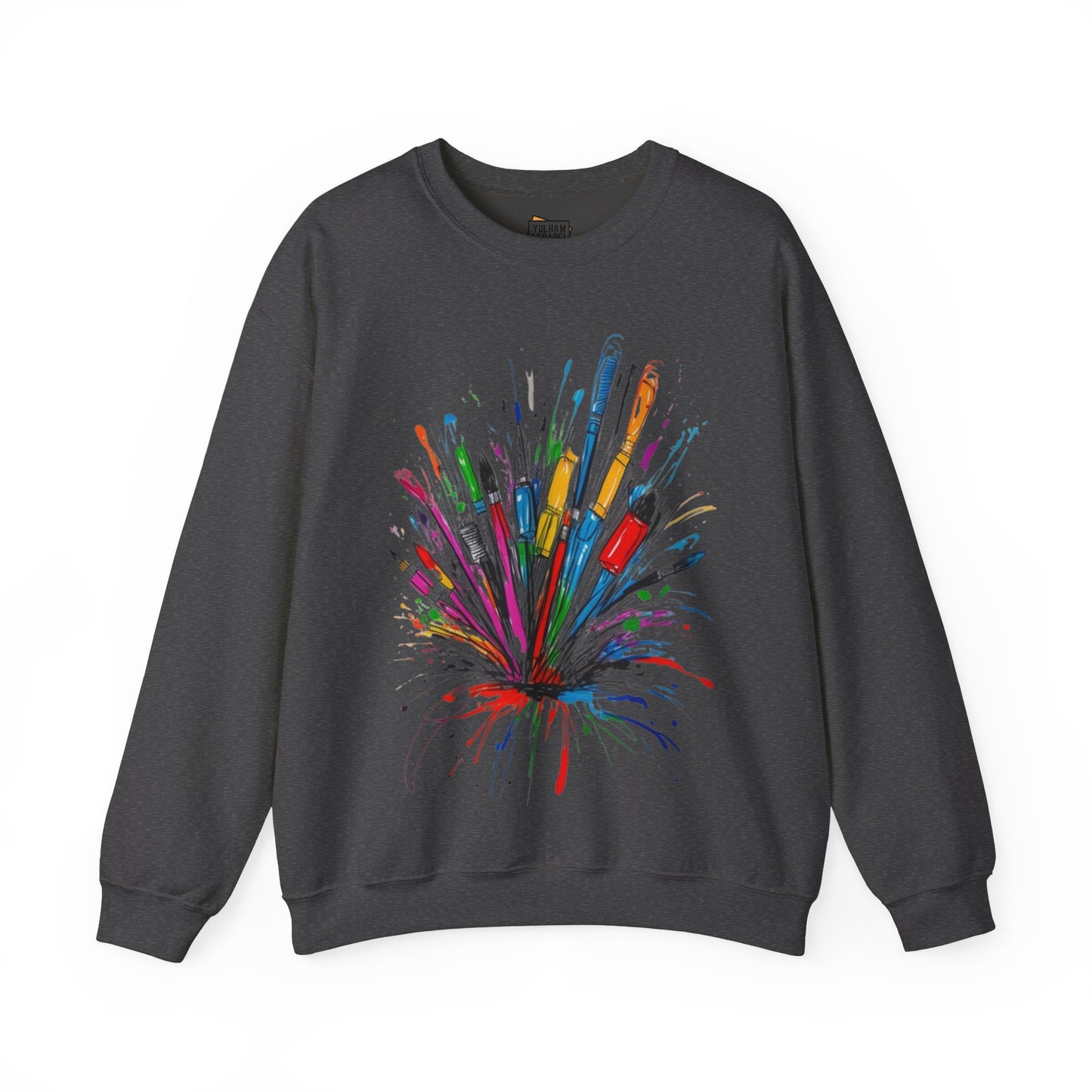 Messy Paintbrushes - Unisex Crewneck Sweatshirt