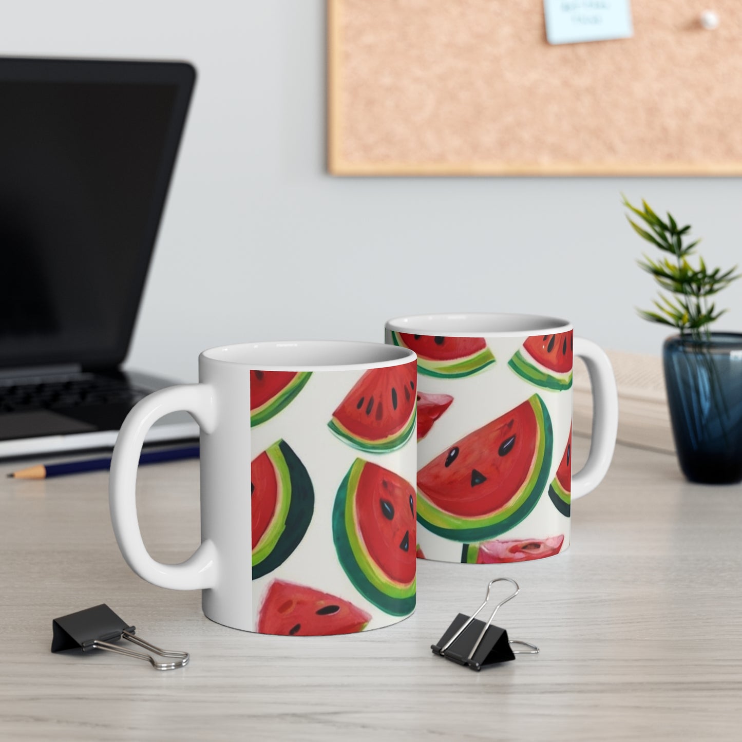 Watermelons Mug - Ceramic Coffee Mug 11oz
