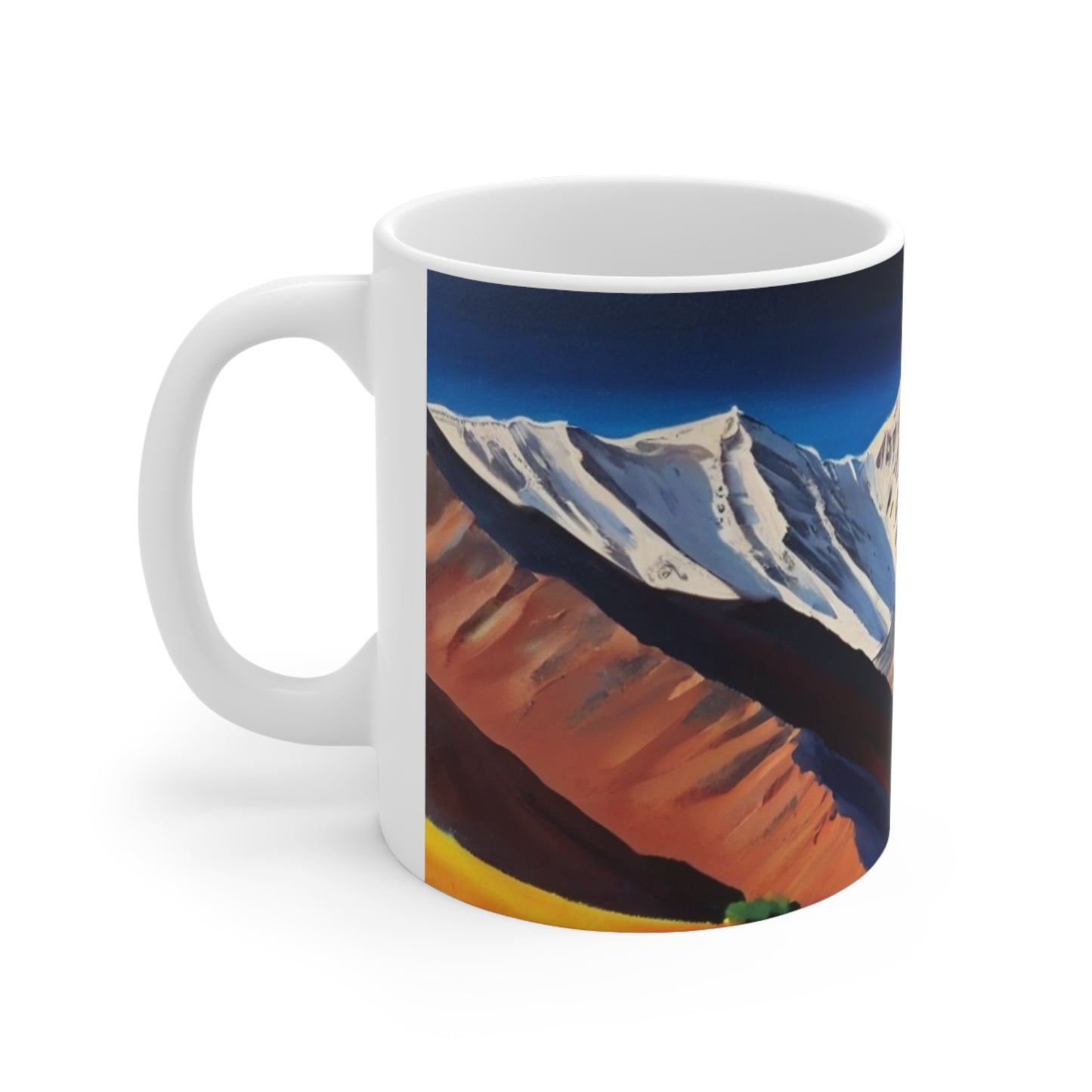 Mount Toubkal Mug - Ceramic Coffee Mug 11oz